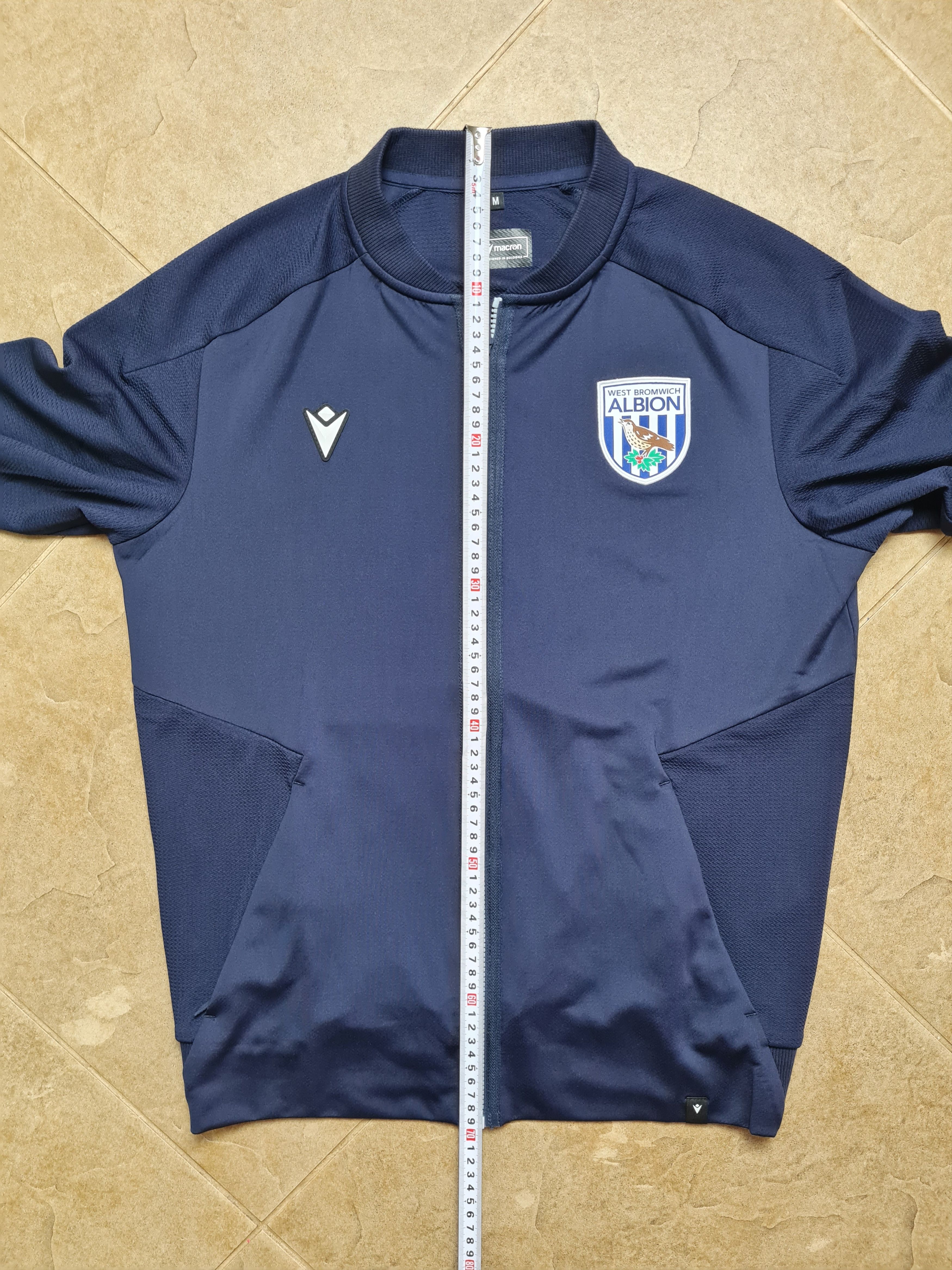 Macron Official West Brom WBA Macron Player Training Top Jacket Size US M / EU 48-50 / 2 - 6 Thumbnail