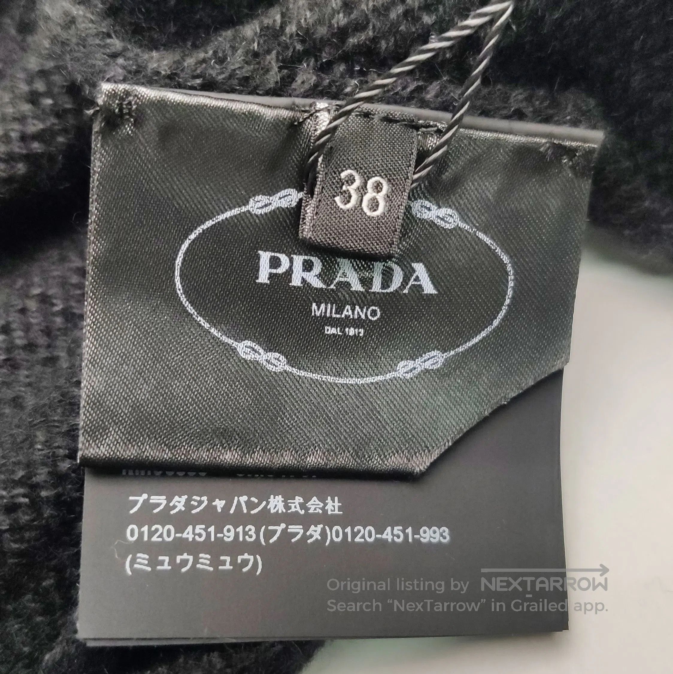 Prada Prada Black Cashmere High. Size S / US 4 / IT 40 - 8 Thumbnail