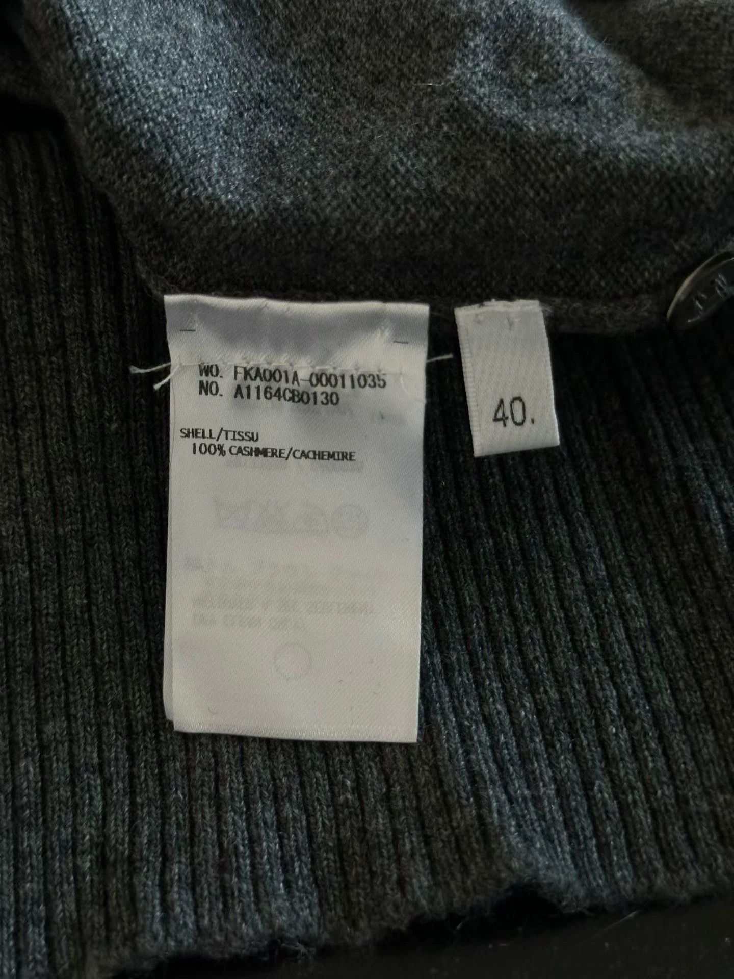 Thom Browne Thom Browne Medium Gray Cashmere Sweater Size 40 New Size M / US 6-8 / IT 42-44 - 4 Thumbnail