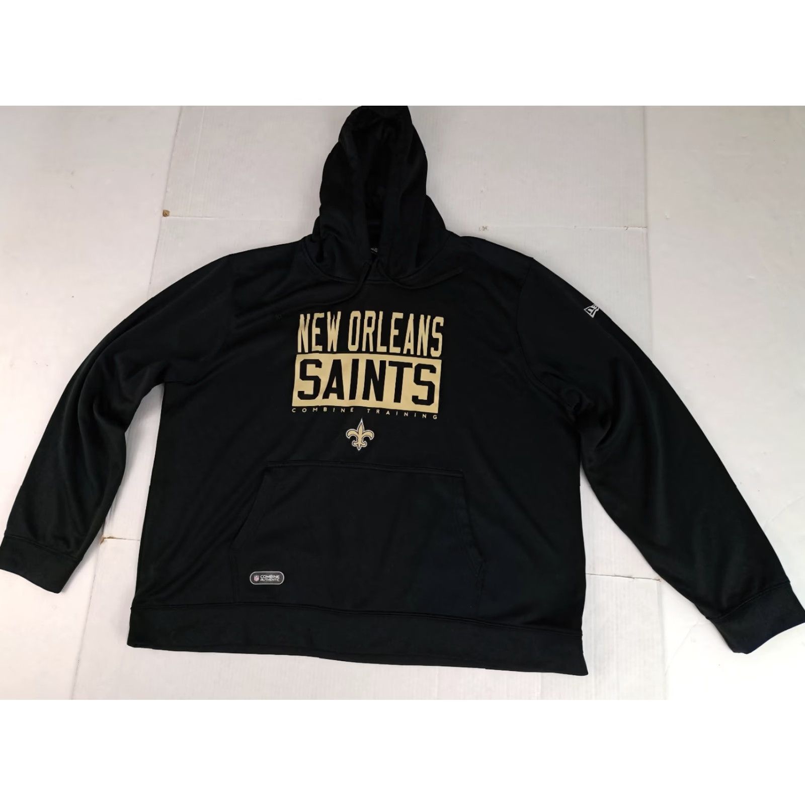 Vintage VINTAGE New Orleans Saints Football Combine Training Hooded Sweatshirt 3XL Black Size US XXL / EU 58 / 5 - 2 Thumbnail