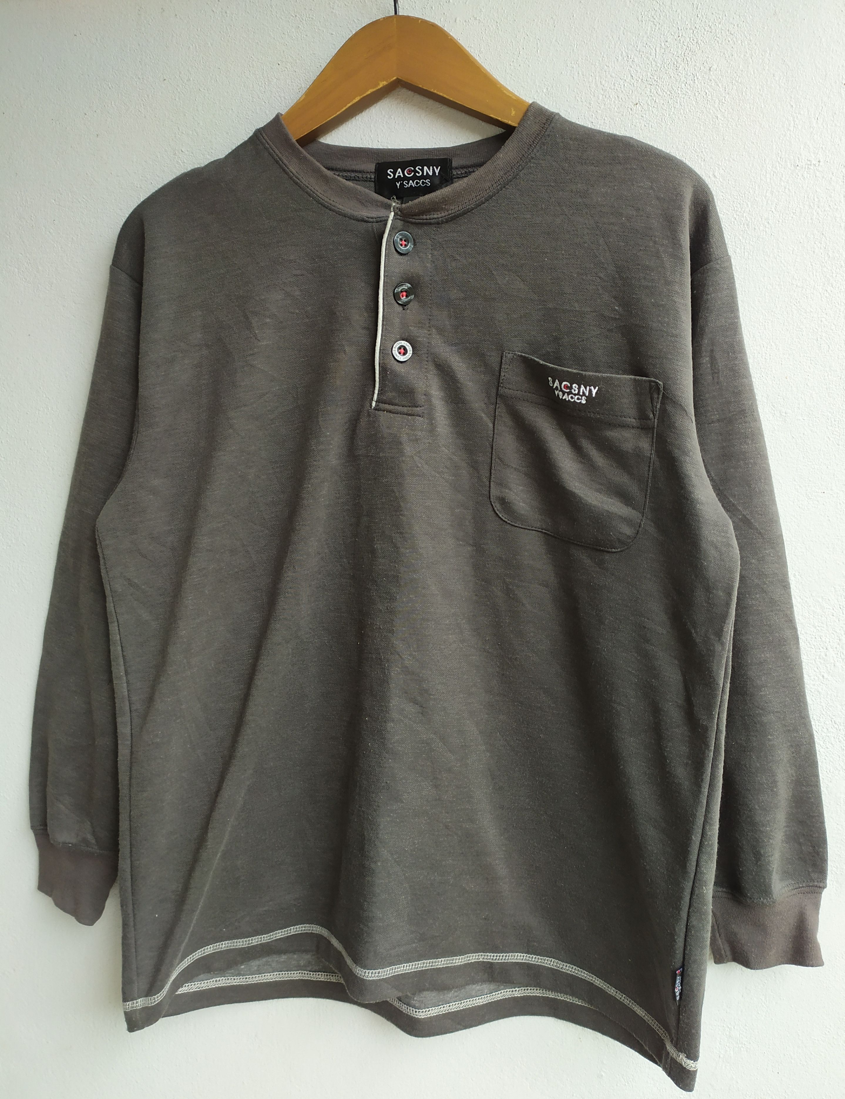 Japanese Brand × Yohji Yamamoto Sacsny y'saccs by yohji yamamoto sweatshirt Size US S / EU 44-46 / 1 - 1 Thumbnail