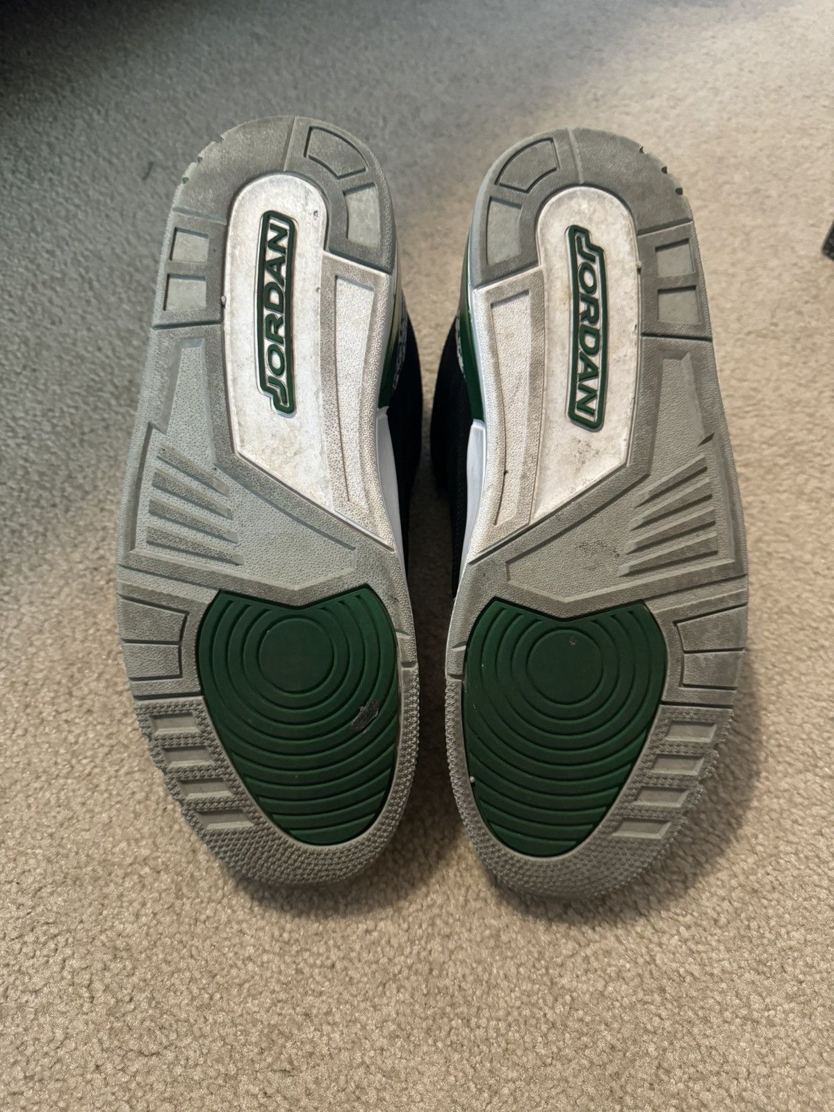 Jordan Brand × Nike Pine green J3 Size US 10.5 / EU 43-44 - 3 Thumbnail