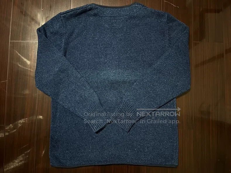 Neighborhood Neighborhood Indigo-Dyed Knit Zip-Up Cardigan Size US XL / EU 56 / 4 - 6 Thumbnail