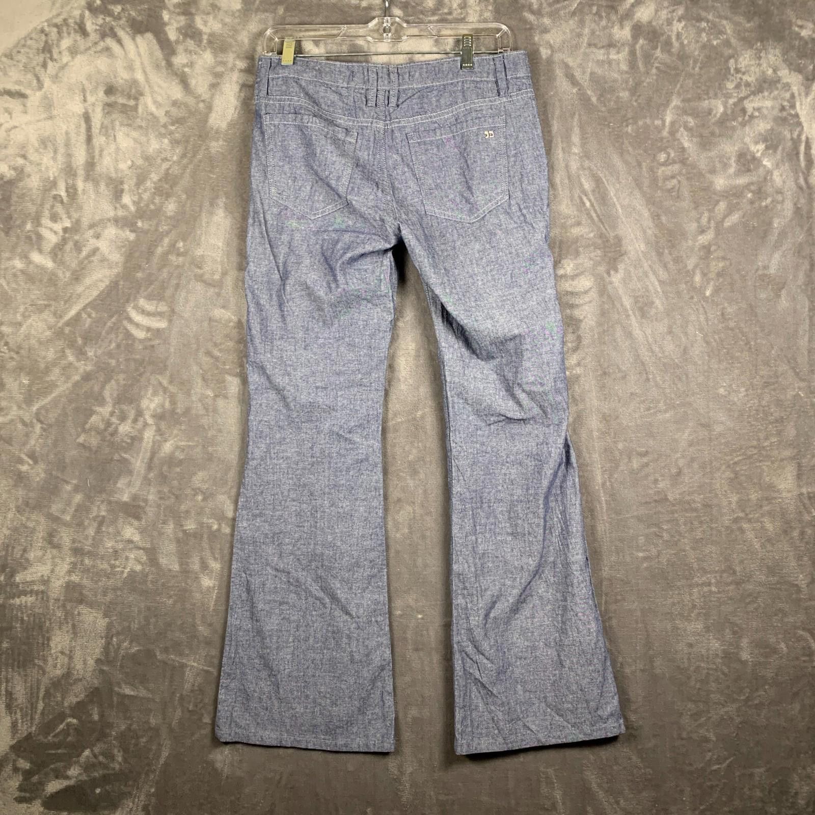 Designer Joes Jeans Chambray Wide Leg Trouser Pants Sz 30x30 (372) Size 26" / US 2 / IT 38 - 2 Thumbnail