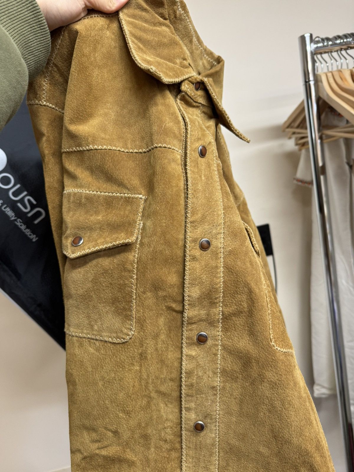 BKE BKE 67 Suede Leather Jacket Size US L / EU 52-54 / 3 - 11 Thumbnail