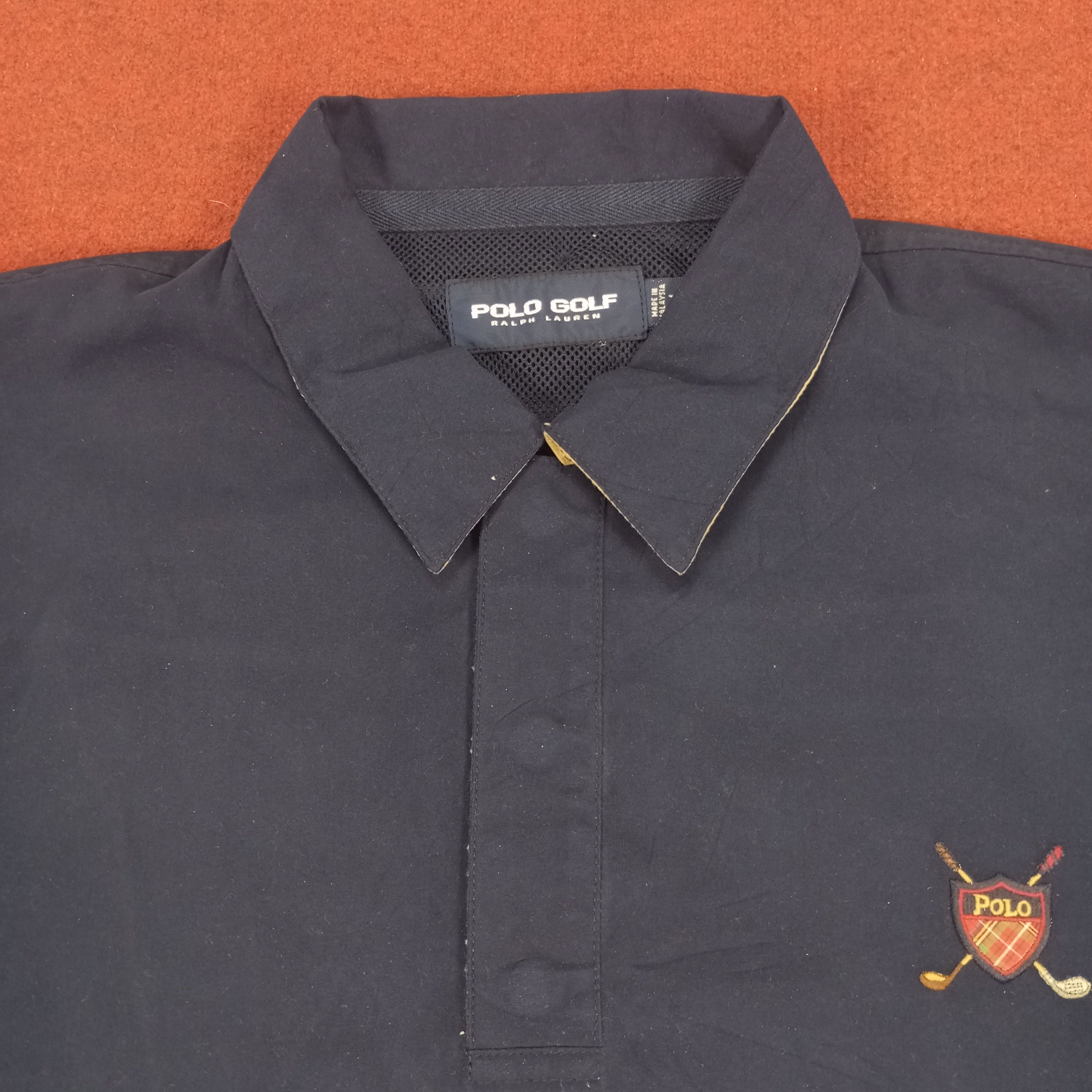 Polo Ralph Lauren × Vintage Polo Golf Ralph Lauren Fashion Nice Design Collar Sweatshirt Size US L / EU 52-54 / 3 - 3 Thumbnail