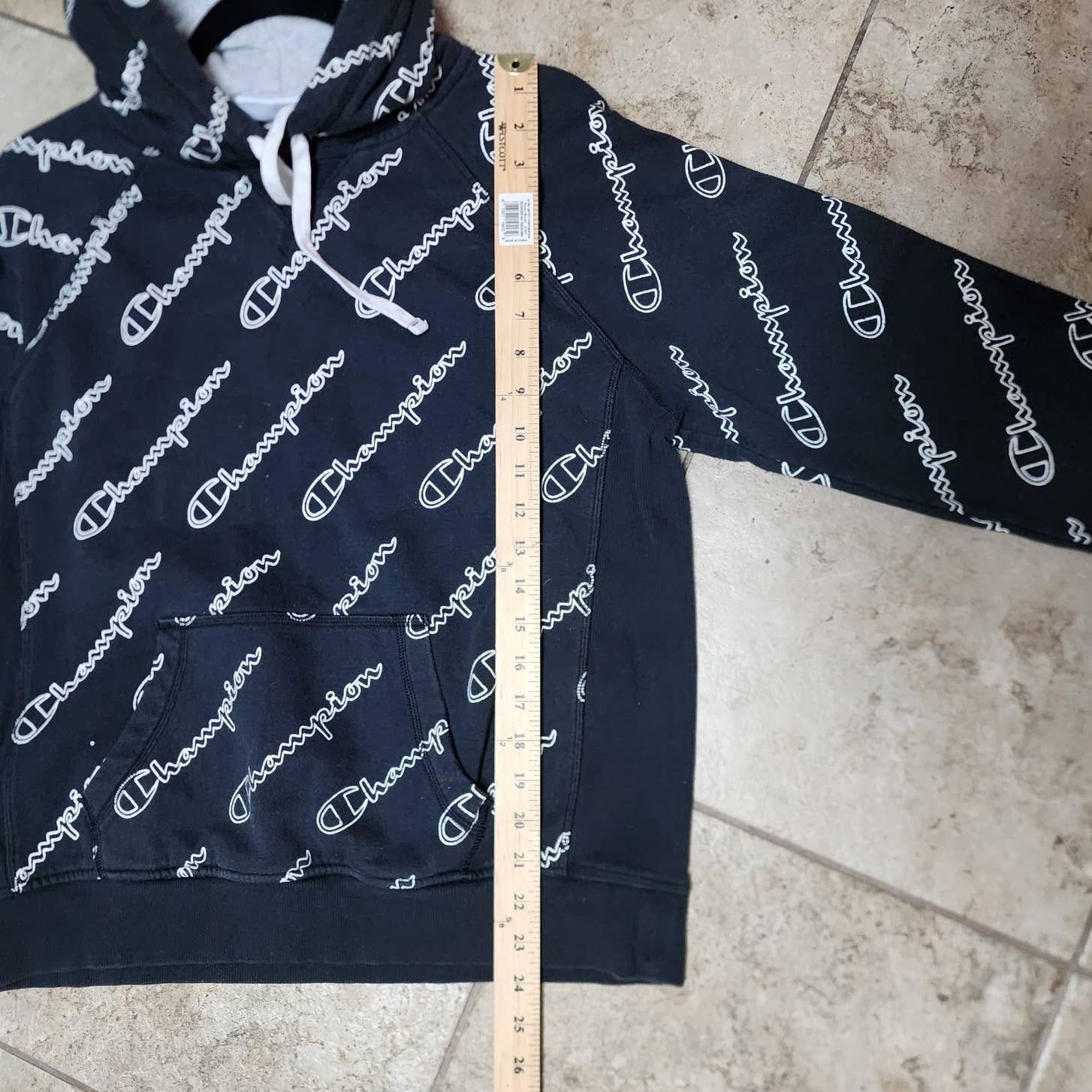 Champion Champion Heritage Fleece All Over Logo Womens Hoodie Large Size L / US 10 / IT 46 - 9 Thumbnail