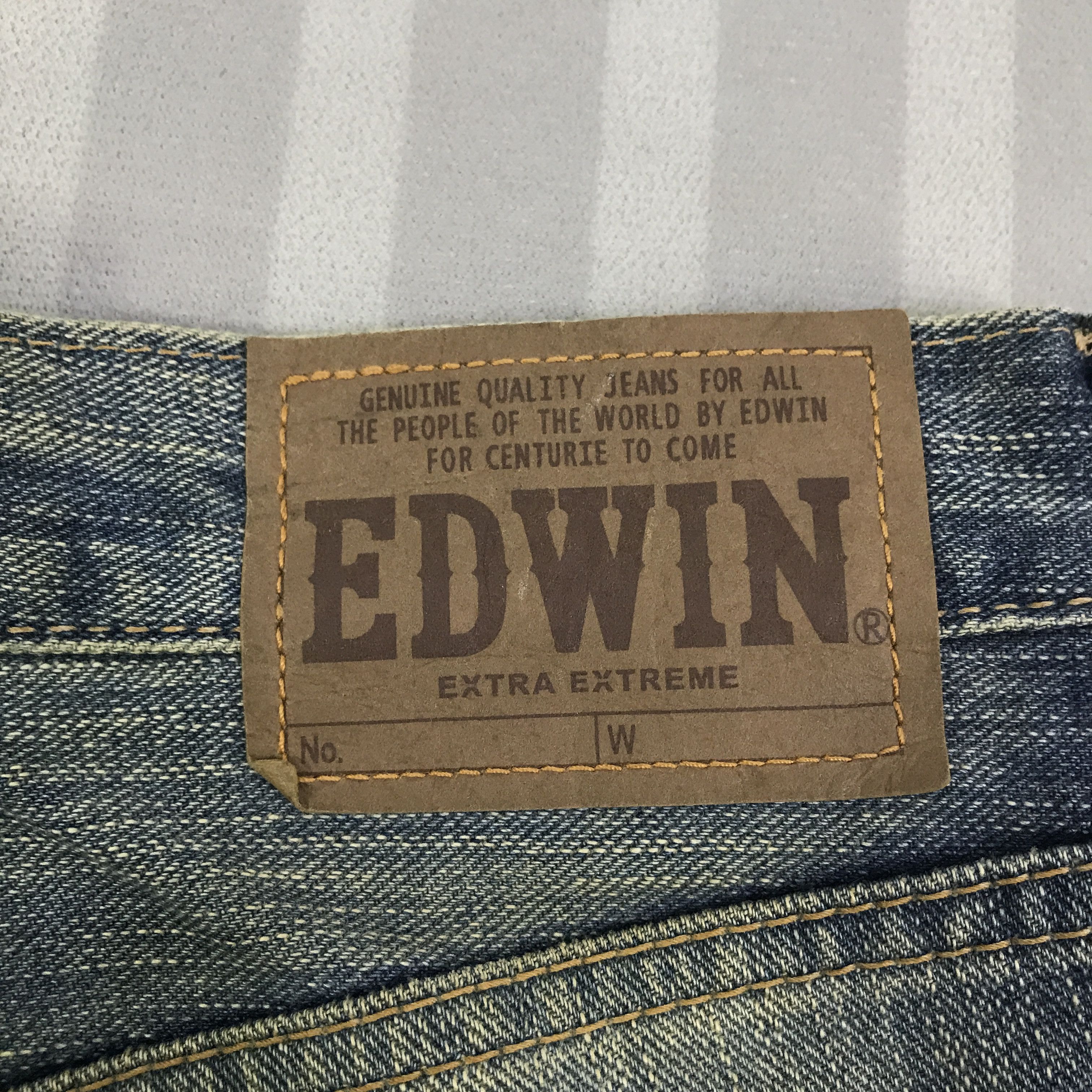 Edwin Vintage Edwin Distressed Denim Jeans pants K129B2 Size US 34 / EU 50 - 19 Thumbnail