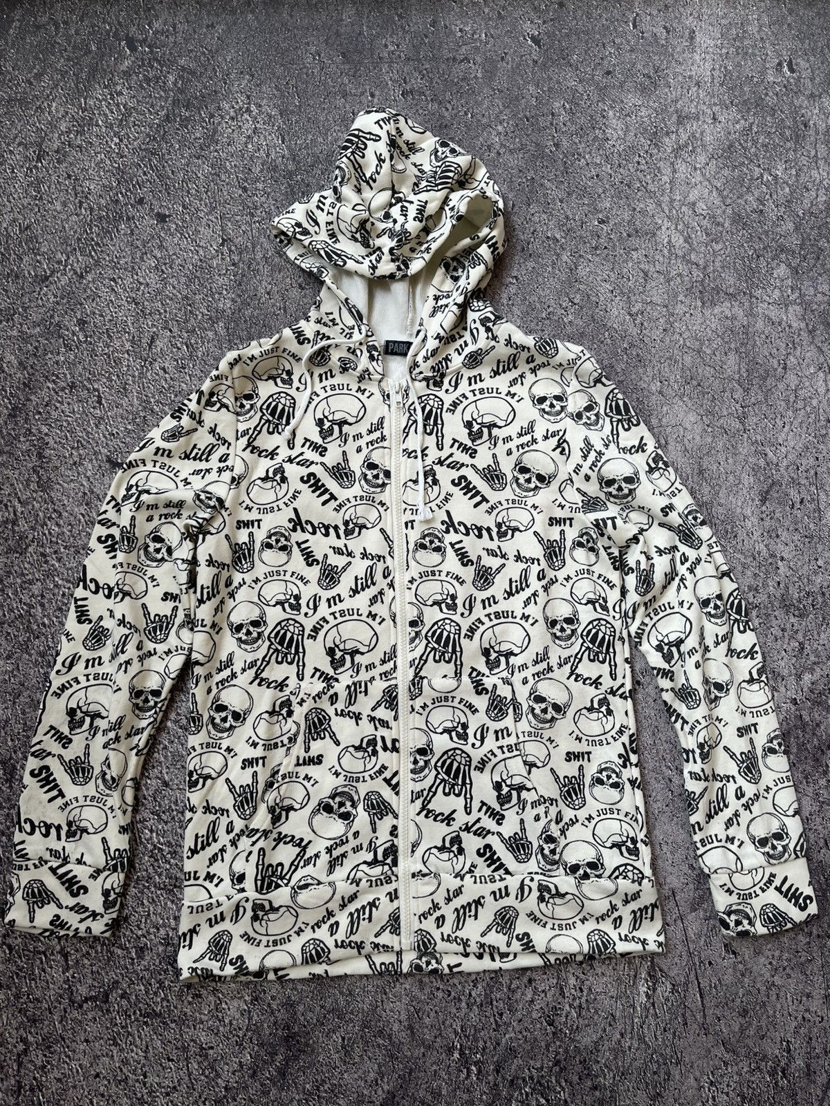 Hysteric Glamour Y2k Park Girl Ifsixwasnine skull full print hoodie Size US M / EU 48-50 / 2 - 1 Thumbnail