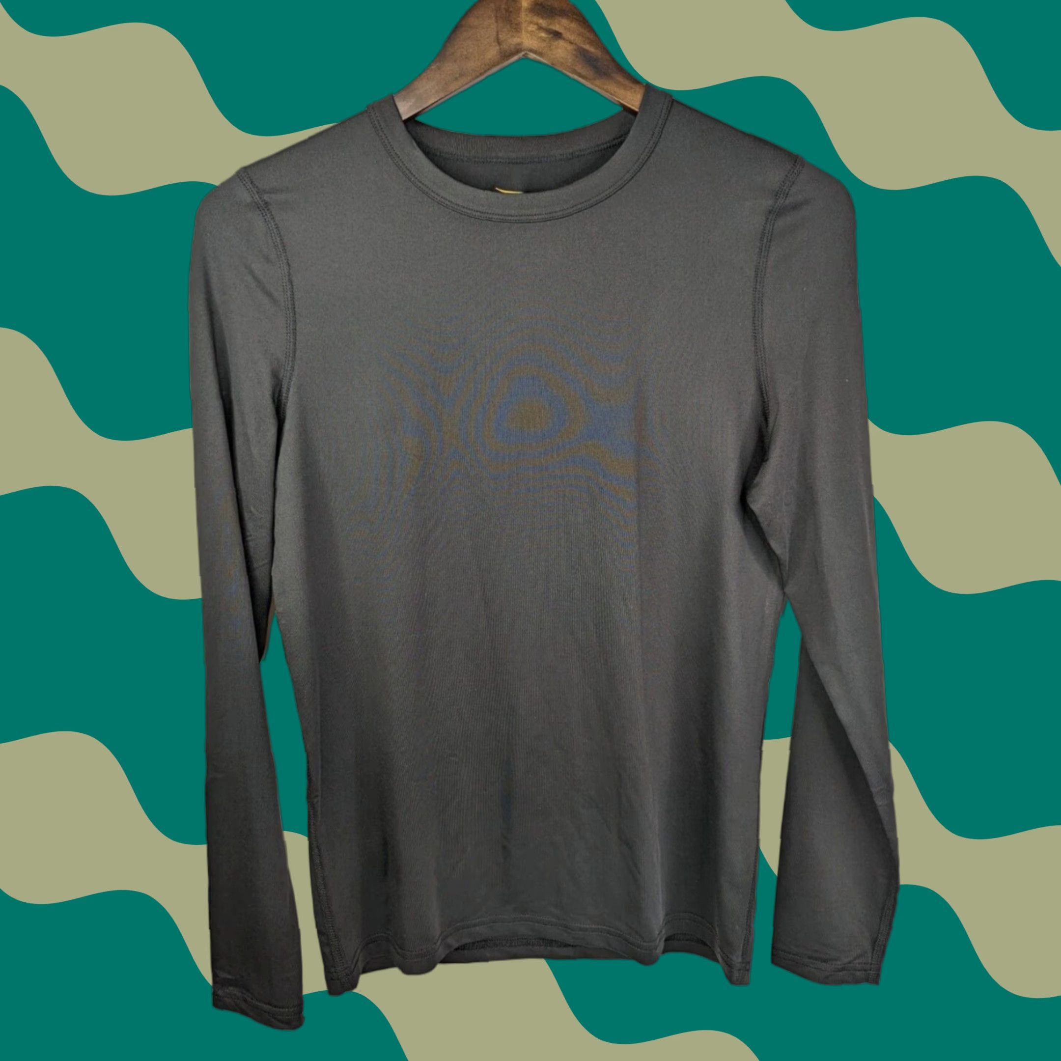 Vintage Crane Long Sleeve T-Shirt Womens Medium Black Exercise Top Dry Quick Stretch Top Shirt Womens Medium Black Quick Dry Athletic Running & Jogging Size M / US 6-8 / IT 42-44 - 1 Thumbnail