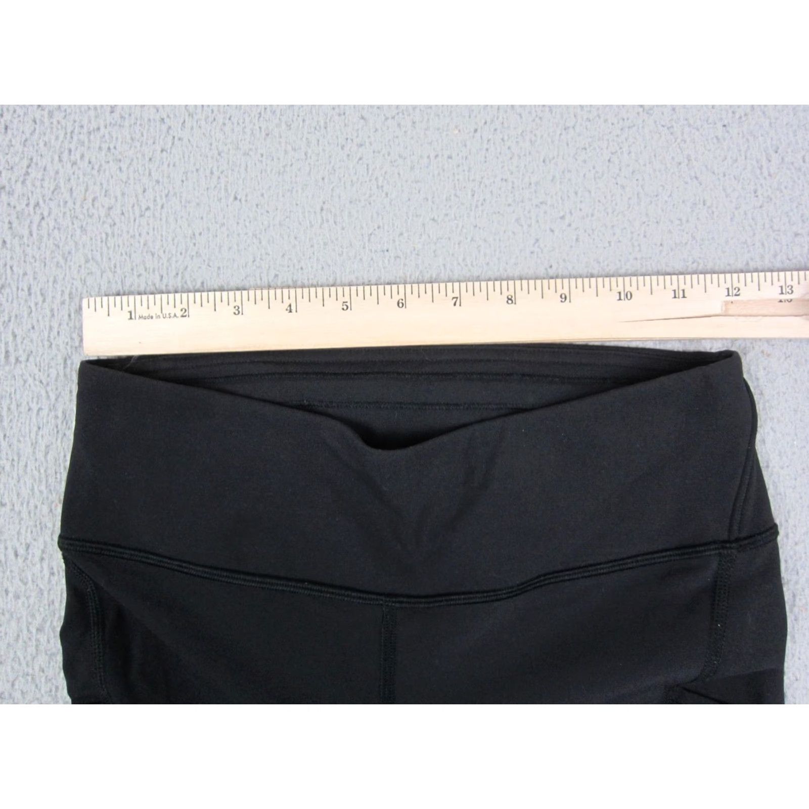 Lululemon Lululemon Wunder Under Leggings Womens 4 Black Cropped 19" Skinny Inseam 19 in Activewear Yoga Gym Stretch Size 27" / US 4 / IT 40 - 6 Thumbnail