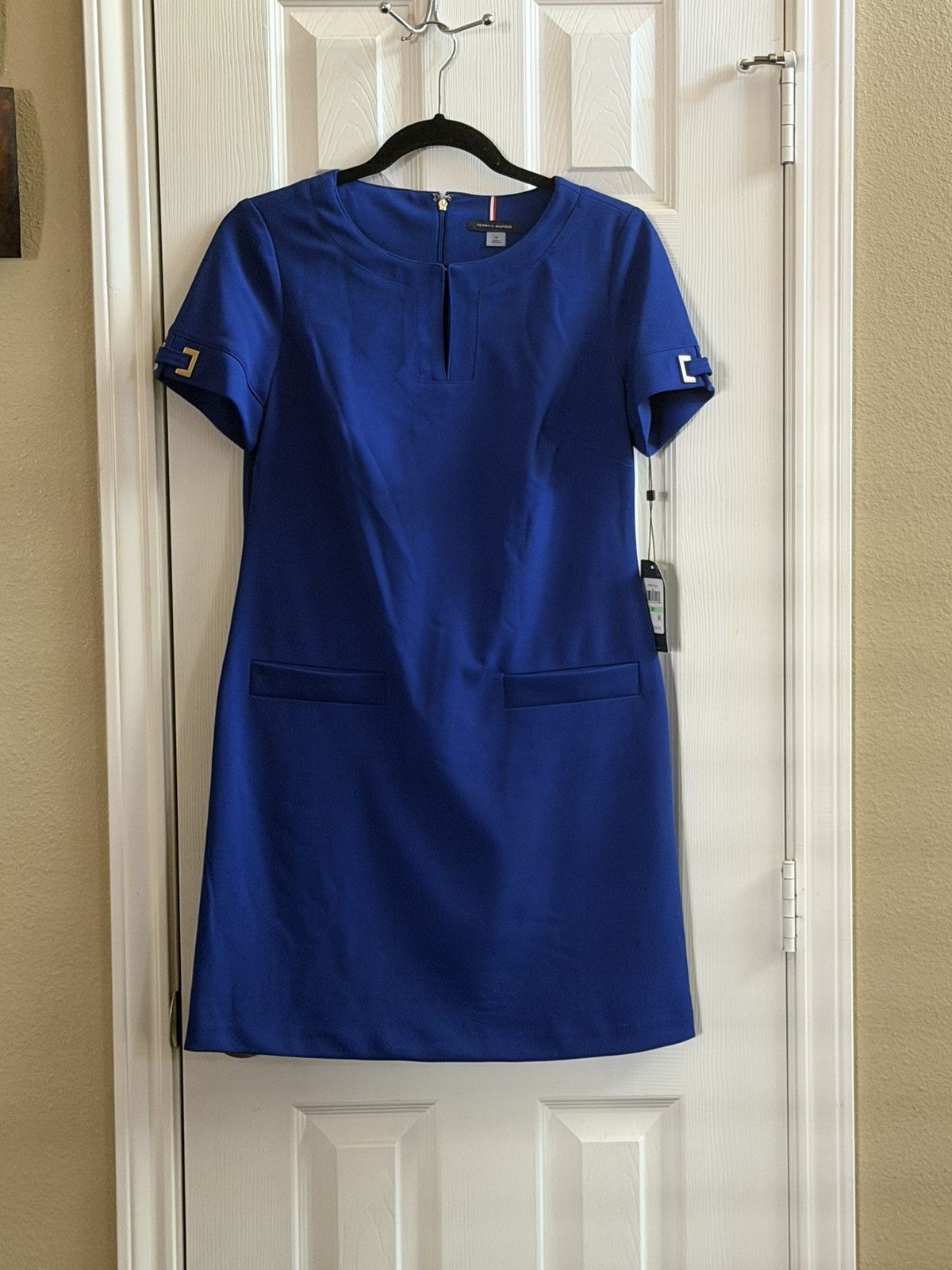Tommy Hilfiger Tommy Hilfiger Marina Blue Dress 8P – Preppy, Minimalist Size M / US 6-8 / IT 42-44 - 2 Thumbnail