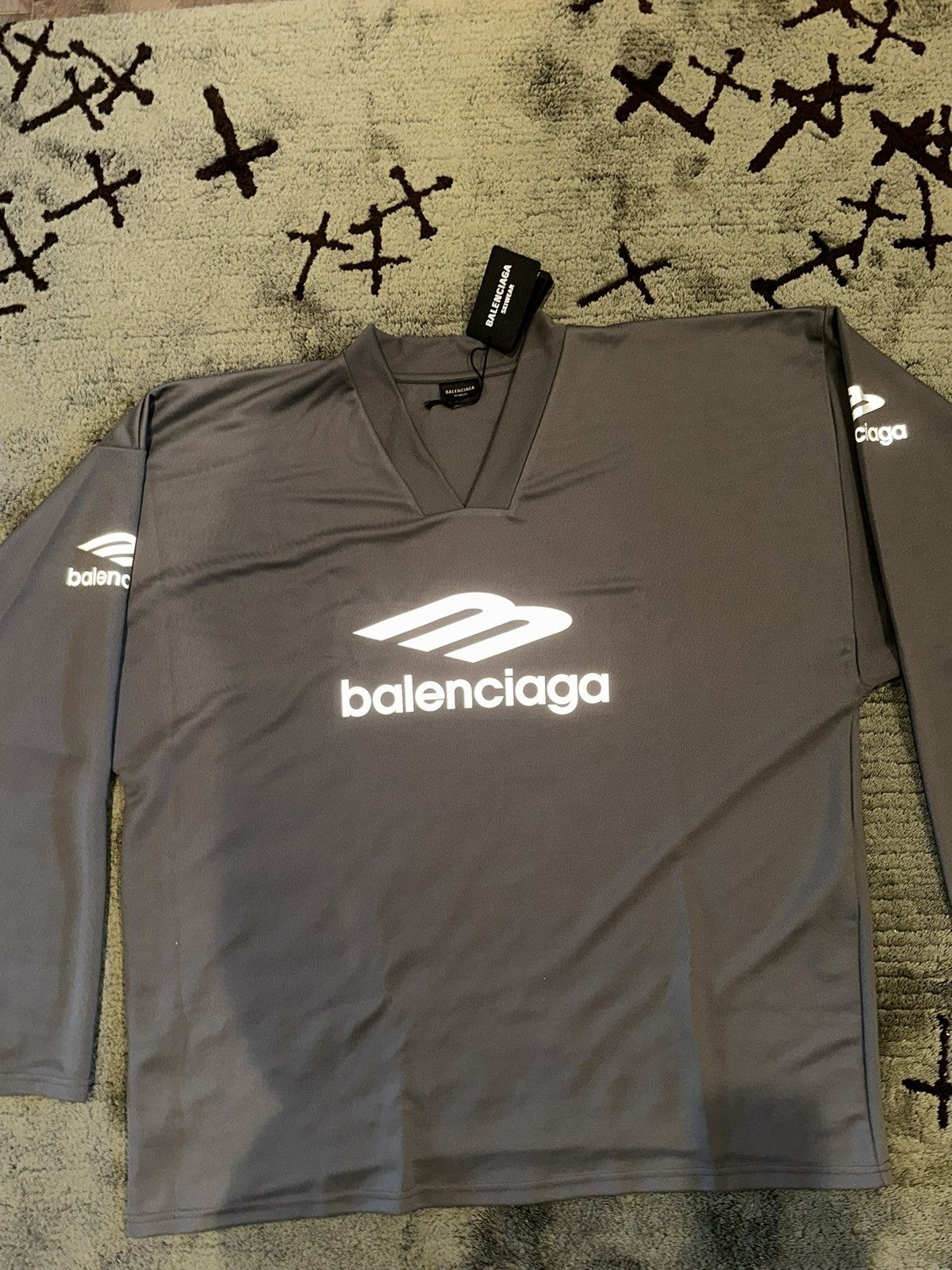 Balenciaga Balenciaga 3B Sports Icon Long-sleeve Ski Jersey 3M logo Size US L / EU 52-54 / 3 - 5 Thumbnail