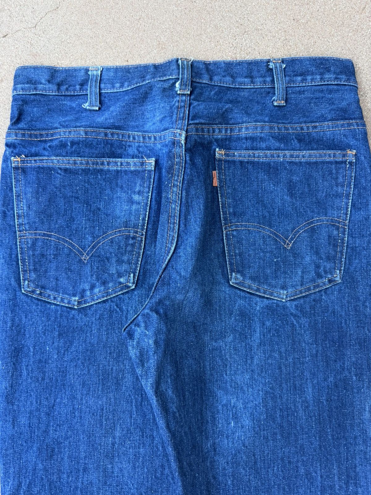 Levi's Vtg 70’s Levi’s 646 Orange Tab Bellbottom Flare Jeans 33x30 Size US 33 - 7 Thumbnail