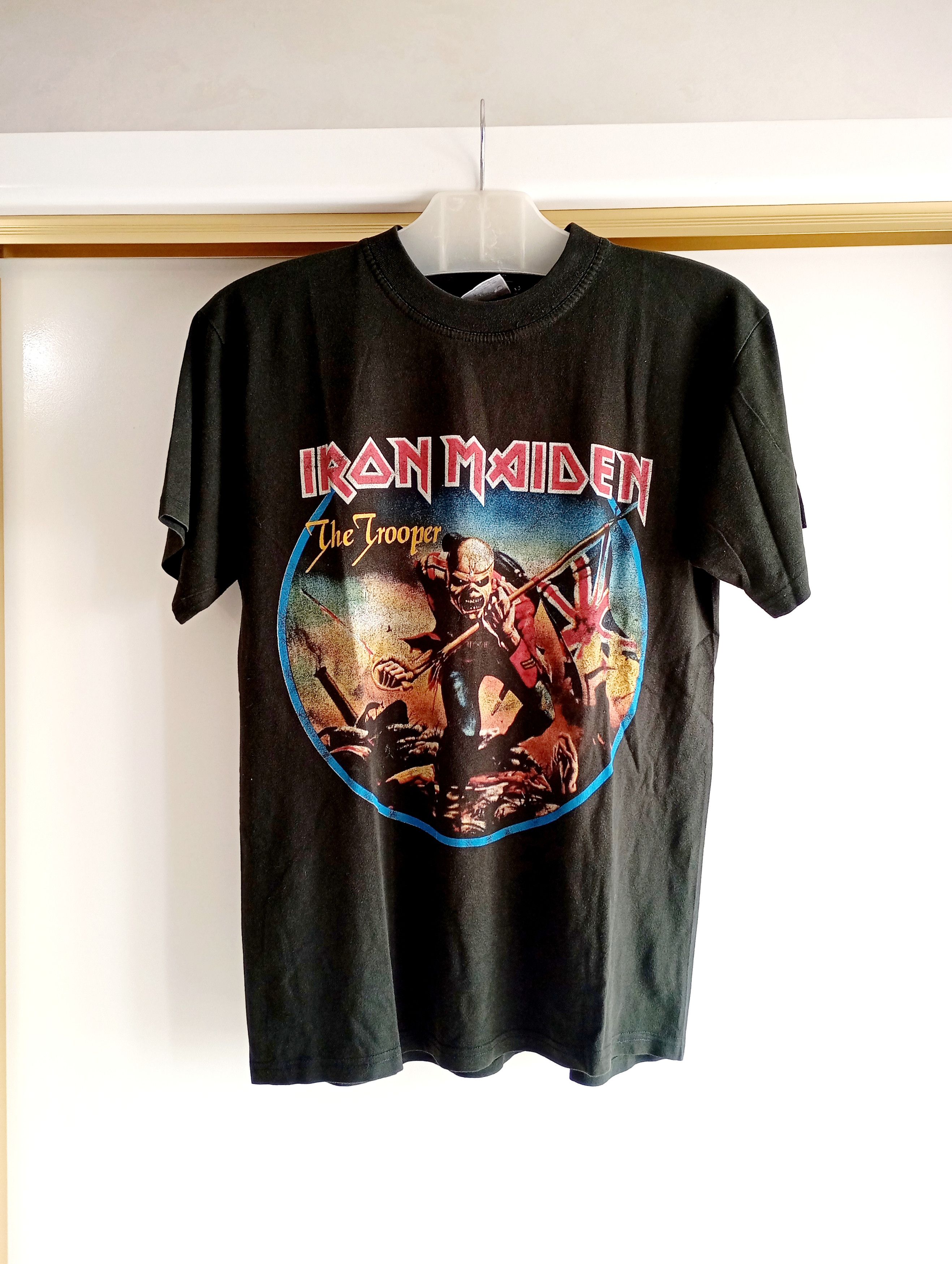 Band Tees Vintage Iron Maiden The Trooper Promo T-shirt Y2K Size US M / EU 48-50 / 2 - 2 Thumbnail