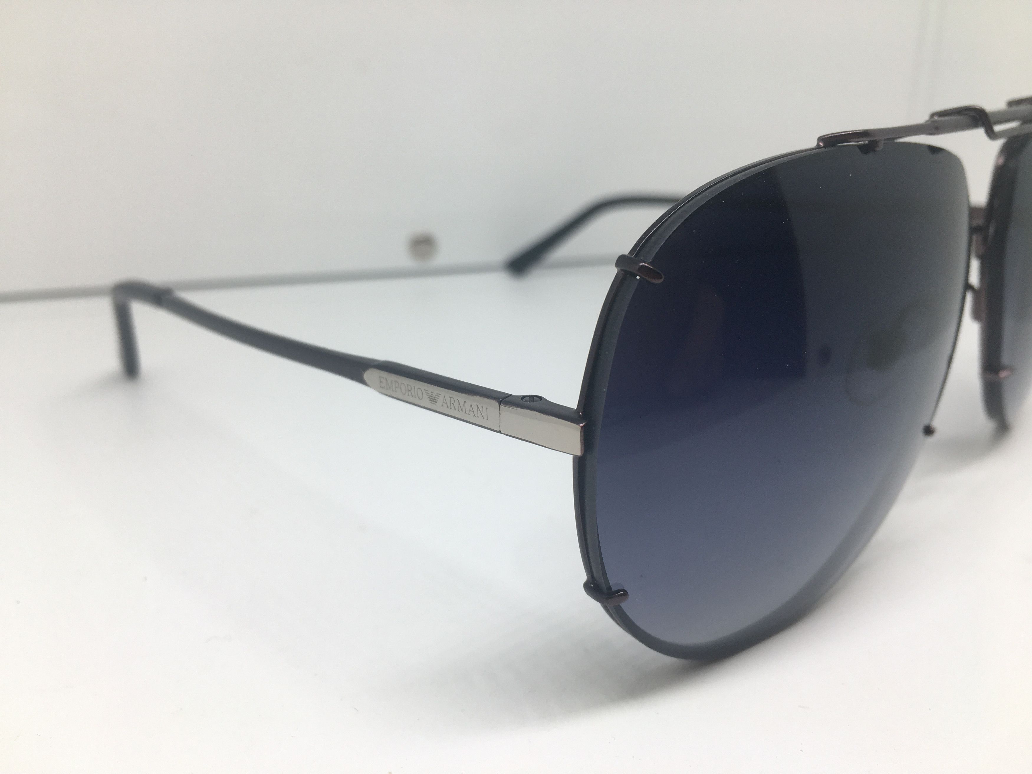 Emporio Armani Vintage Emporio Armani EA9885 Aviator Sunglasses Frame Pilot Size ONE SIZE - 2 Thumbnail