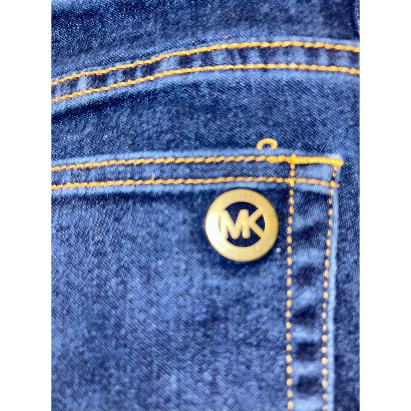 Michael Kors Michael Kors Women's Dark Cropped Skinny Jeans Size 10 Size 32" / US 10 / IT 46 - 5 Thumbnail