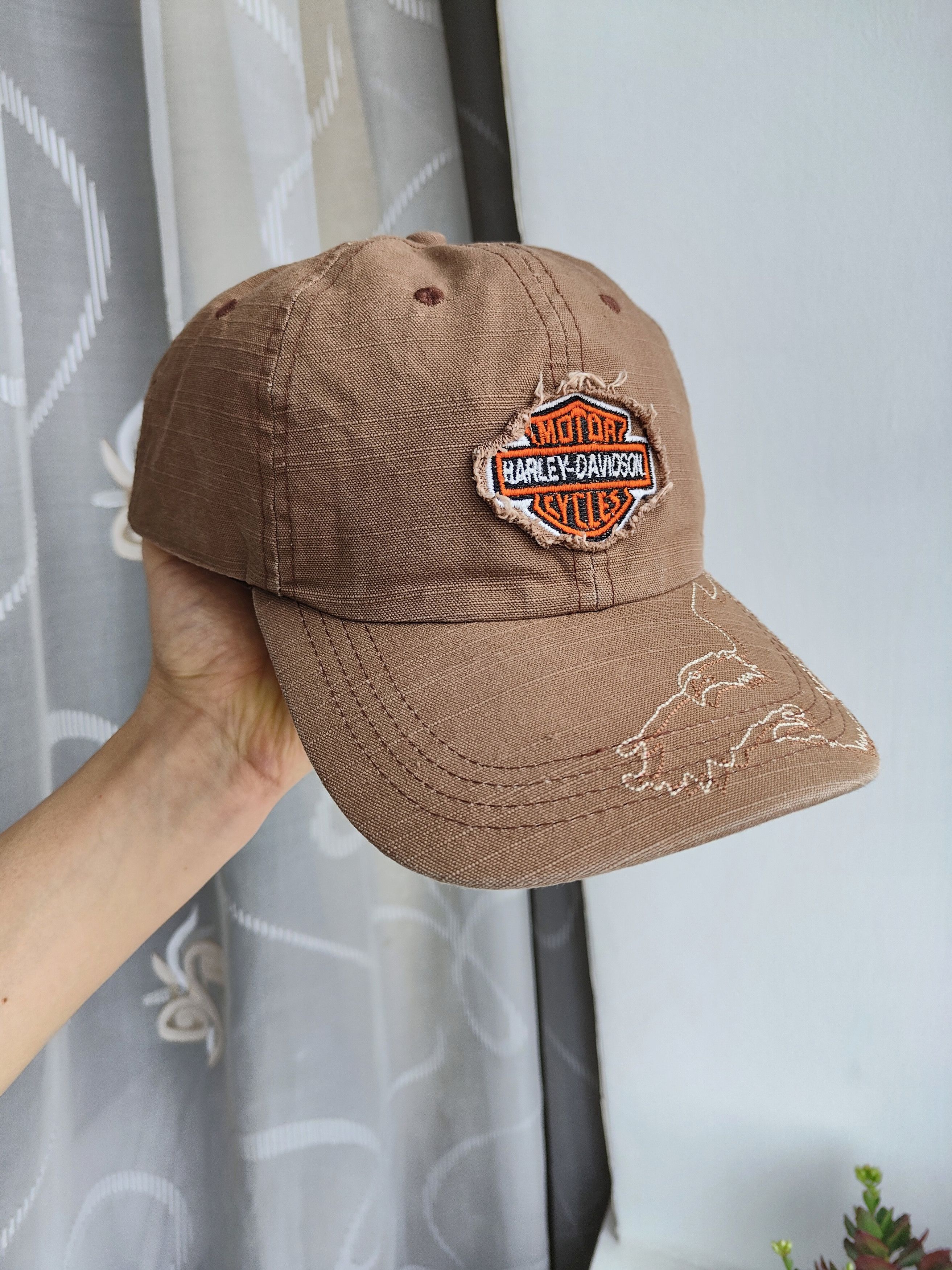 Vintage Harley Davidson Motorcycles Eagle Cap
