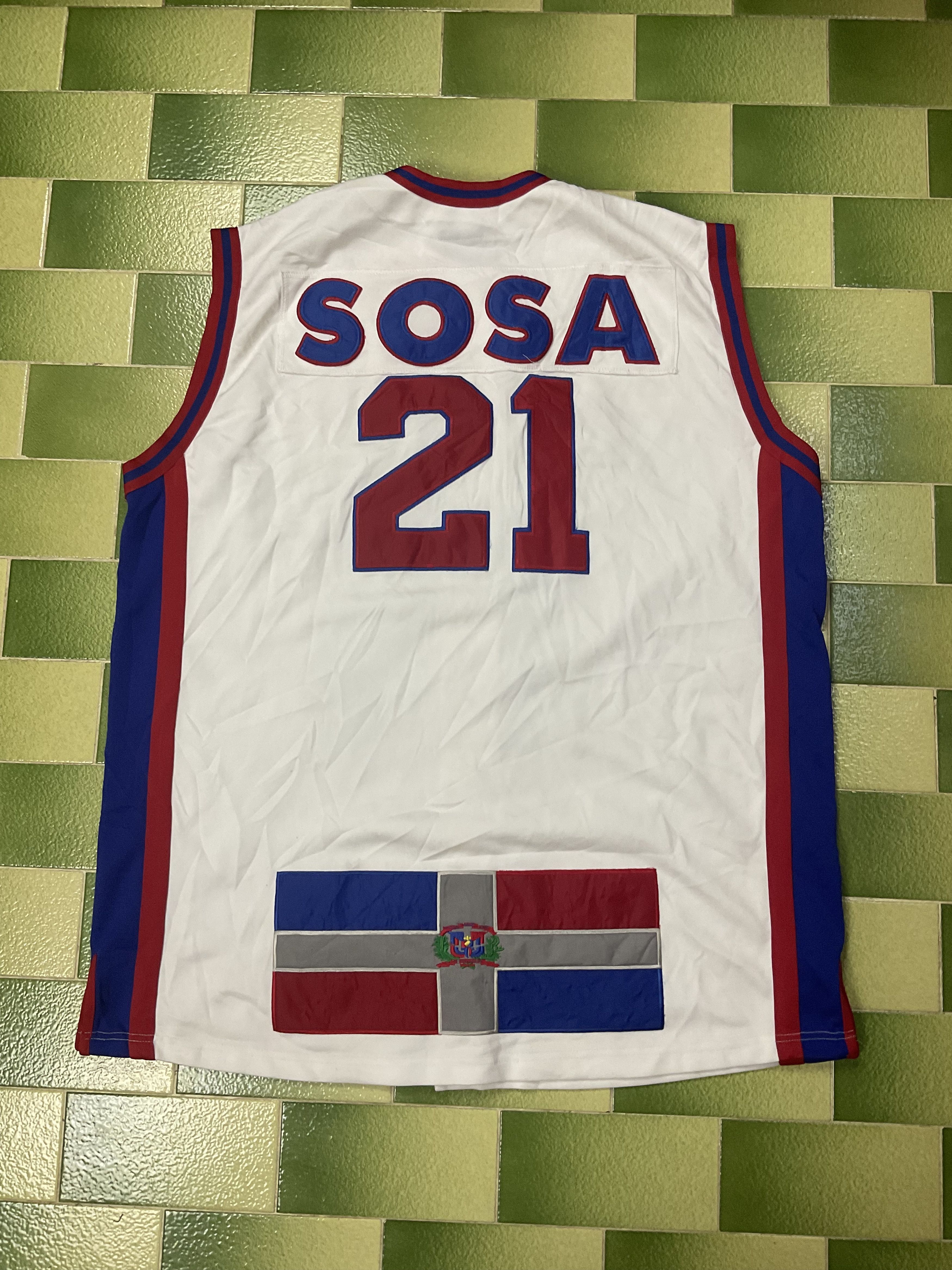 MLB Vintage Sammy Sosa Sleeveless Baseball Jersey 1995-96 3XL Size US XXL / EU 58 / 5 - 2 Thumbnail