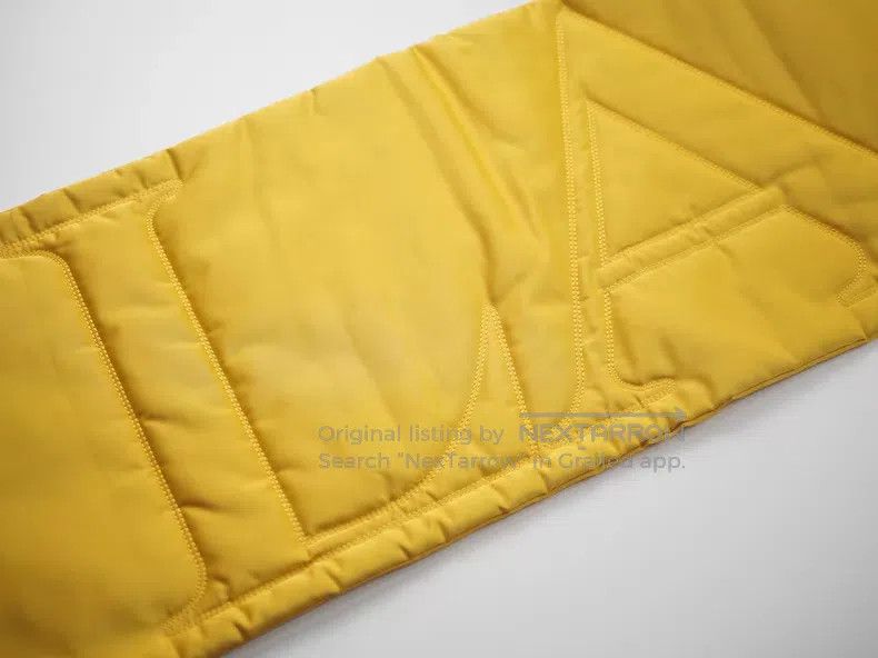 Lanvin Lanvin Yellow Polyester Filled Scarf Size ONE SIZE - 3 Thumbnail