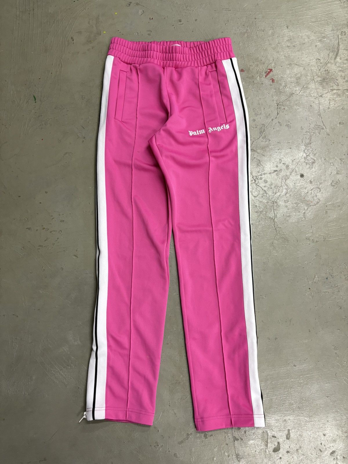 Palm Angels pink track pants needles