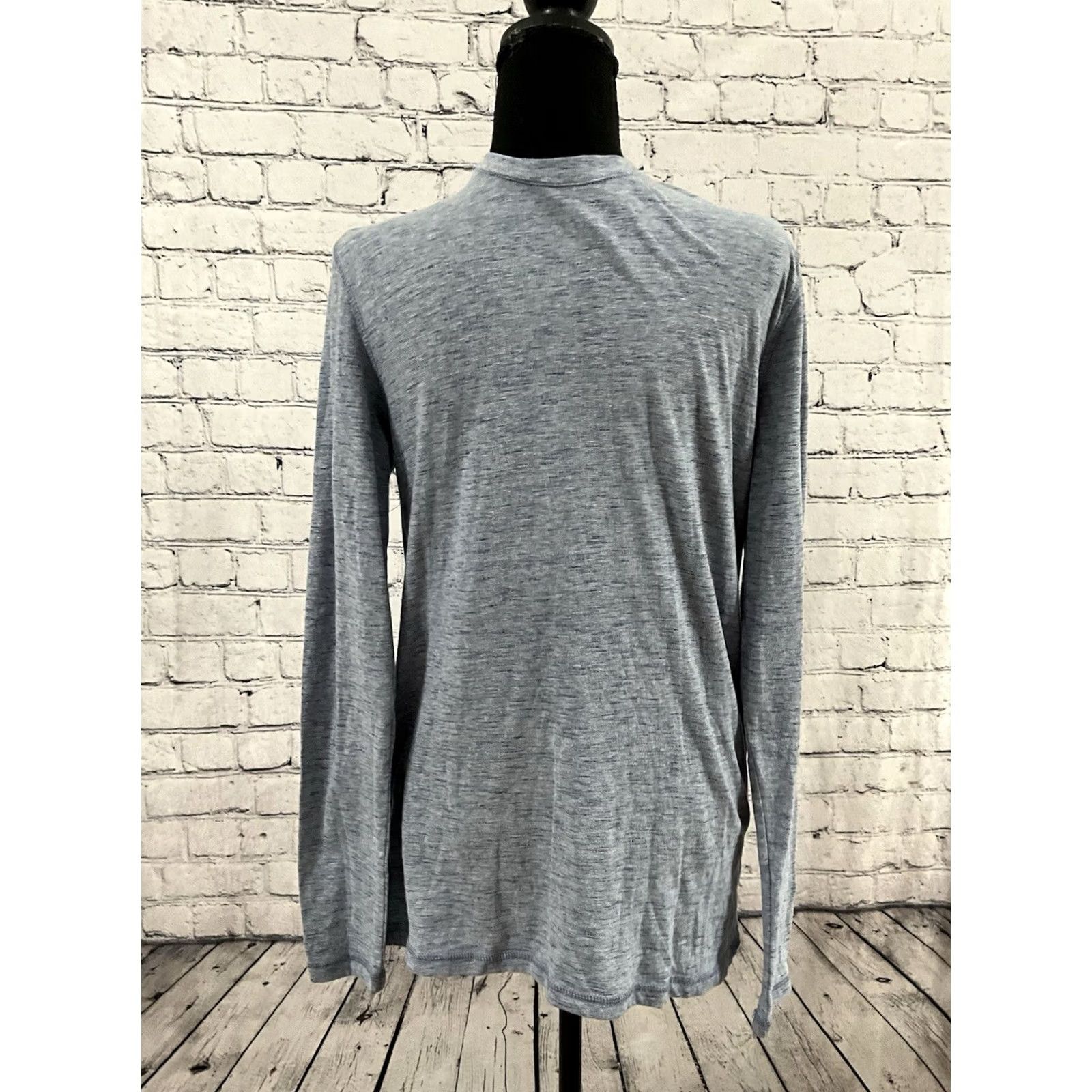 Vintage BKE Long Sleeve Shirt Button-Up Men S Blue Regular Washable Breathable All Seasons Fall Spring Winter Short Sleeve Not Size US S / EU 44-46 / 1 - 4 Thumbnail