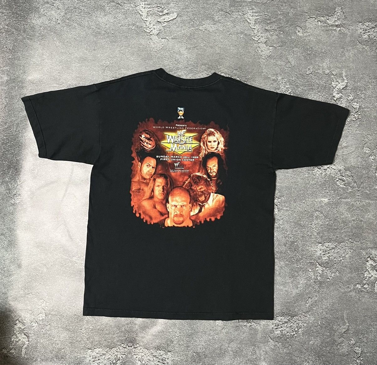 WWE Vintage 1999 WWE WWF Wrestlemania 15 Tshirt Size US XL / EU 56 / 4 - 3 Thumbnail