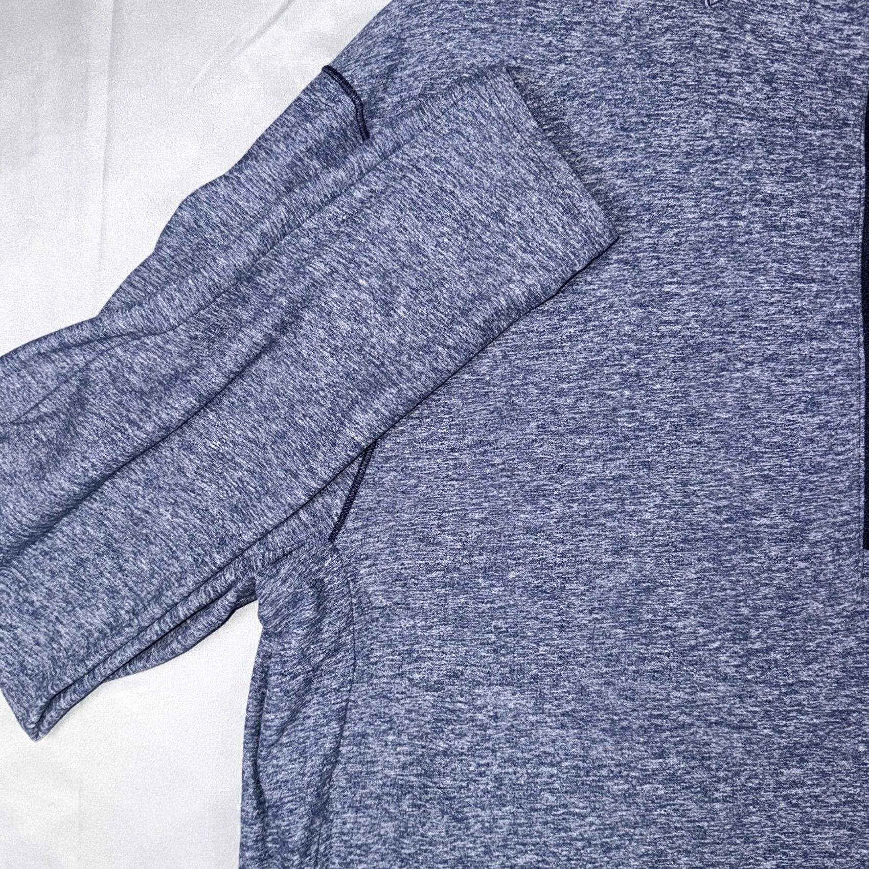 Lululemon Lululemon Mens XL Blue Quarter Zip Long Sleeve Pullover Shirt Size US XL / EU 56 / 4 - 7 Thumbnail