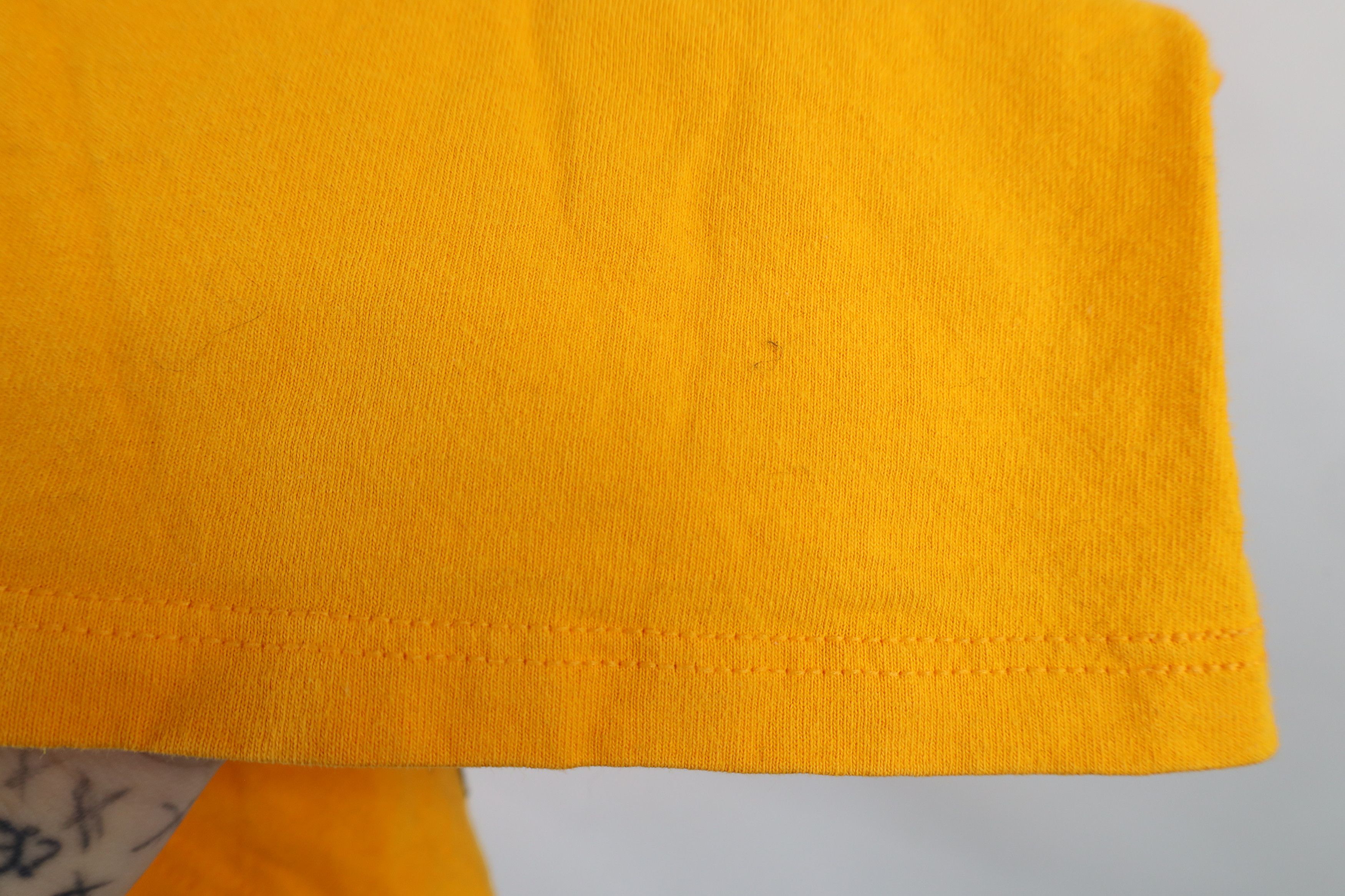 Vintage Vintage 90s Streetwear Short Sleeve T-Shirt Gold Yellow USA Size US XL / EU 56 / 4 - 8 Thumbnail