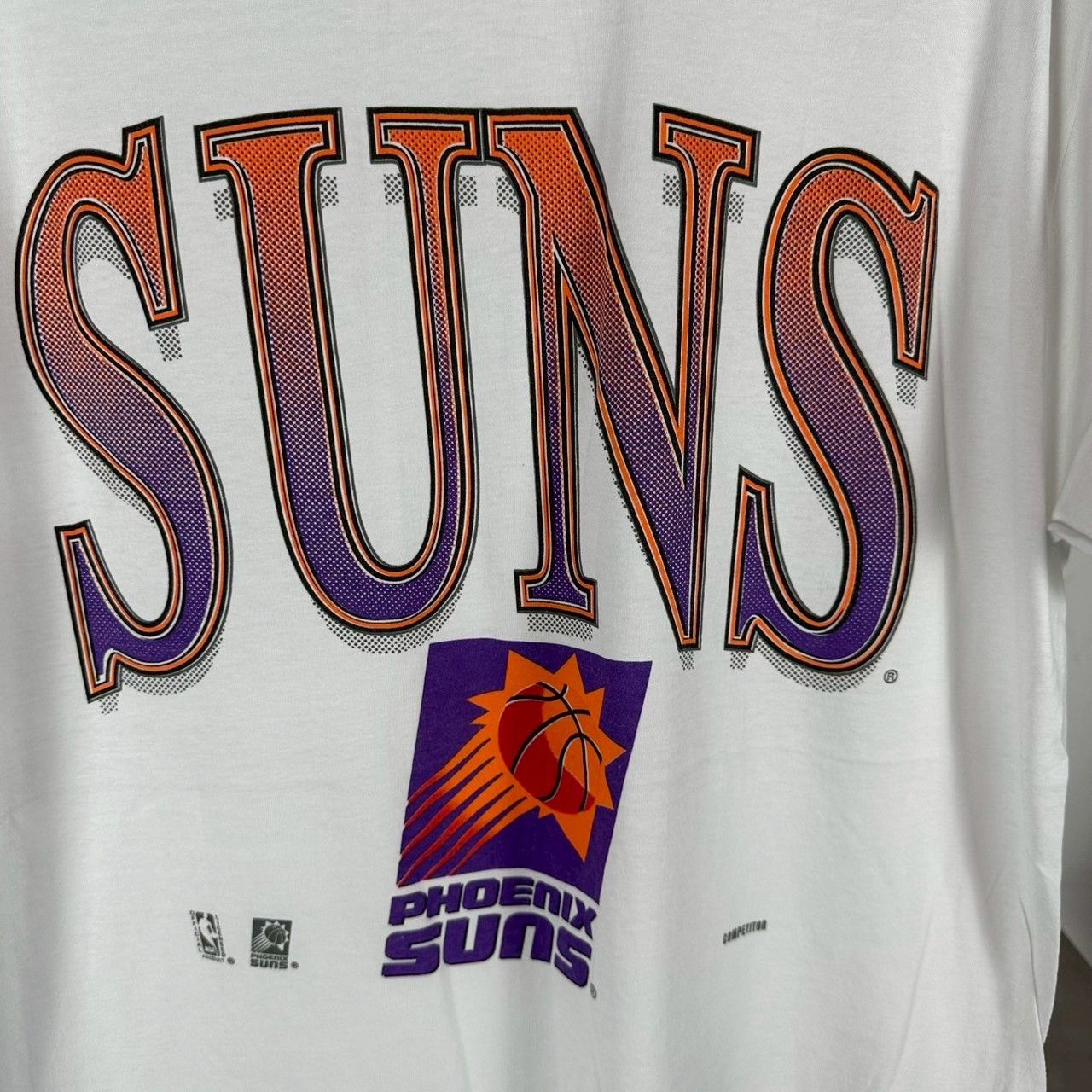 Vintage Vintage 90s Phoenix Suns Basketball NBA T-shirt Size US XL / EU 56 / 4 - 2 Thumbnail