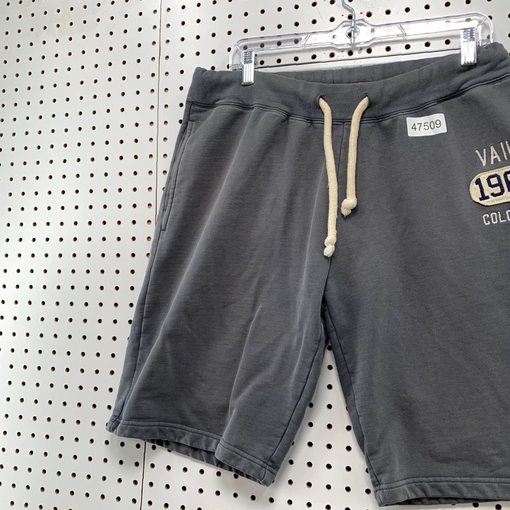 Vintage Vail Shirt Men M Gray Fleece Drawstring Embroidered 34x11 Resortwear Bermuda Shorts Size US 31 - 5 Thumbnail