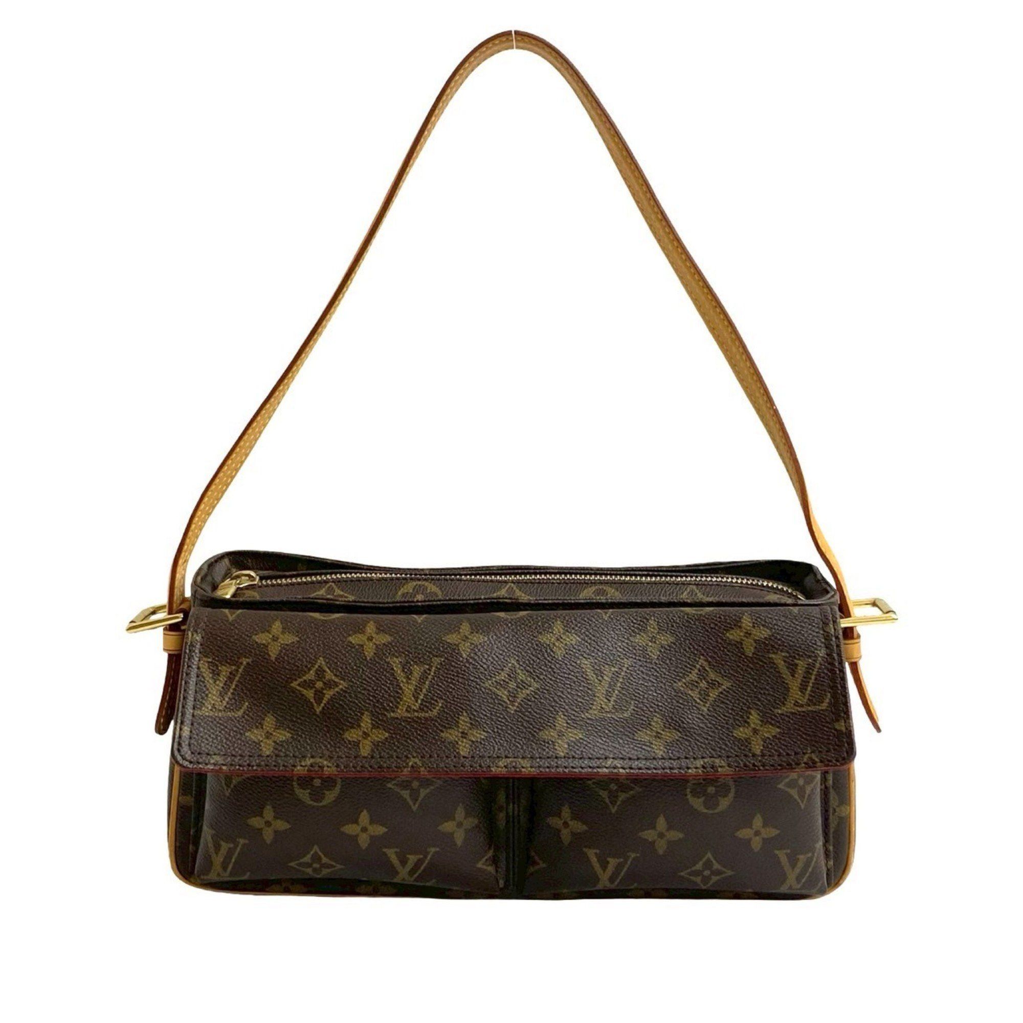 Louis Vuitton LOUIS VUITTON Viva Cite MM Monogram Leather Semi-One Shoulder Bag/Tote Bag, Brown, 93630 Size ONE SIZE - 1 Thumbnail
