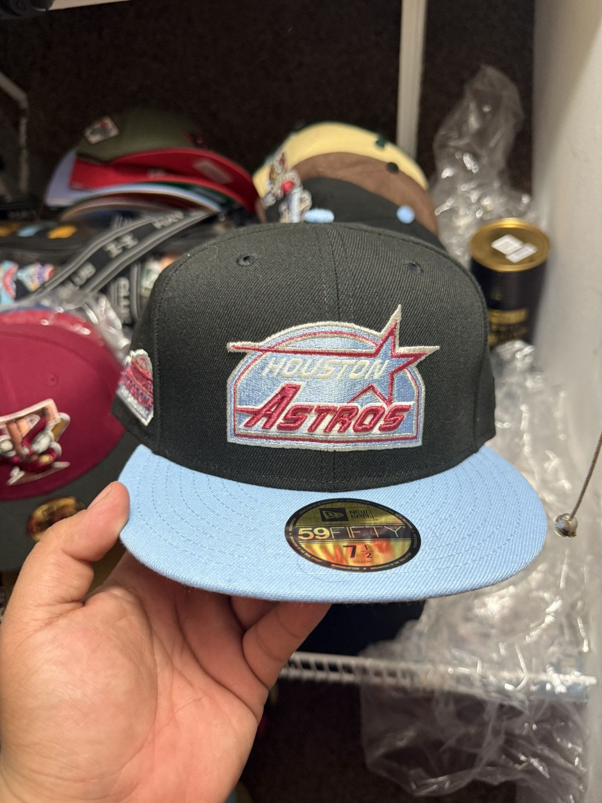 New Era Houston Astros Fitted Cap 7 1/2 Travis Scott 4