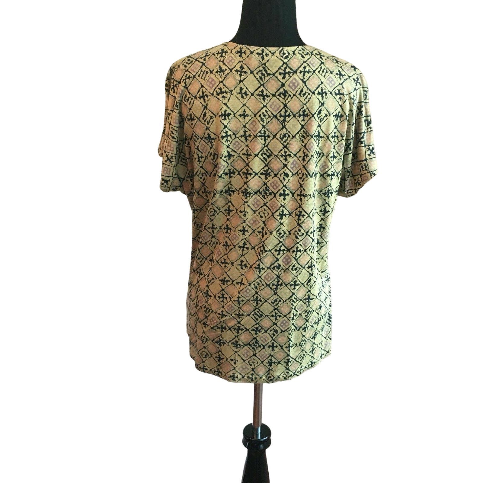 Lauren Ralph Lauren Lauren Ralph Lauren print short sleeves Faux Wrap Blouse XL Size XL / US 12-14 / IT 48-50 - 2 Thumbnail