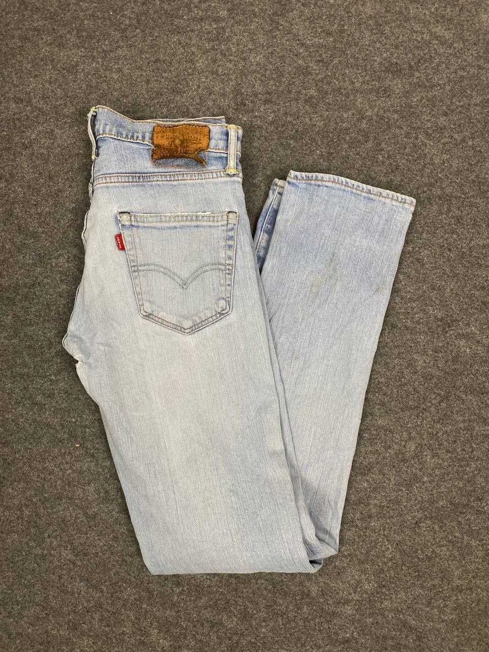 Levi's levis 511 skinny lightwash distressed denim Size US 32 / EU 48 - 2 Thumbnail