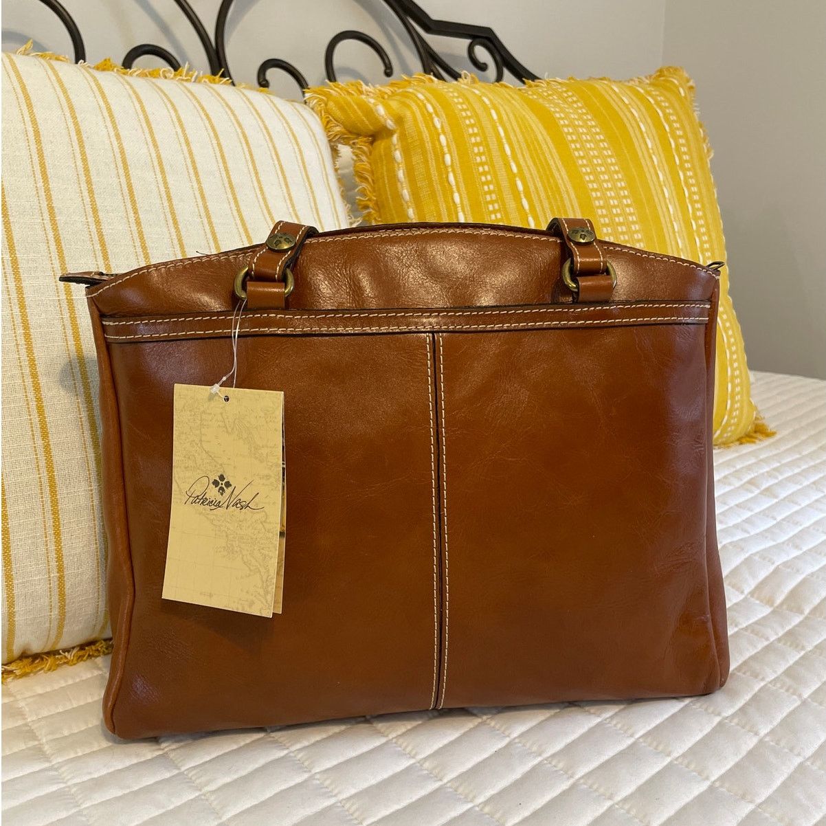 Patricia Nash Patricia Nash Tooled Collection Leather Poppy Tote Florence Size ONE SIZE - 1 Thumbnail
