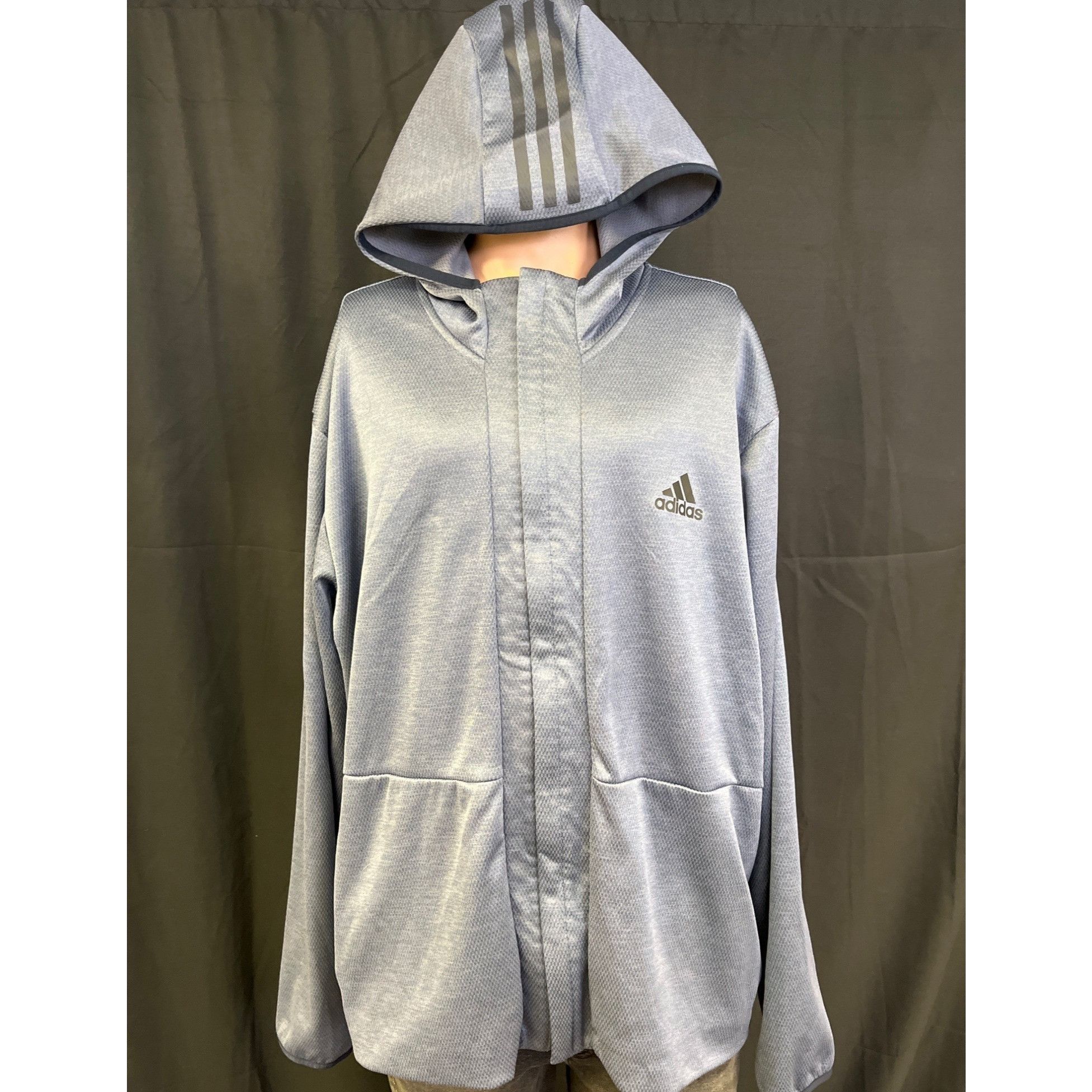 Adidas Adidas Men's Blue Sweater/Hoodie Size 2XL SKU 4955 Size US XXL / EU 58 / 5 - 1 Thumbnail
