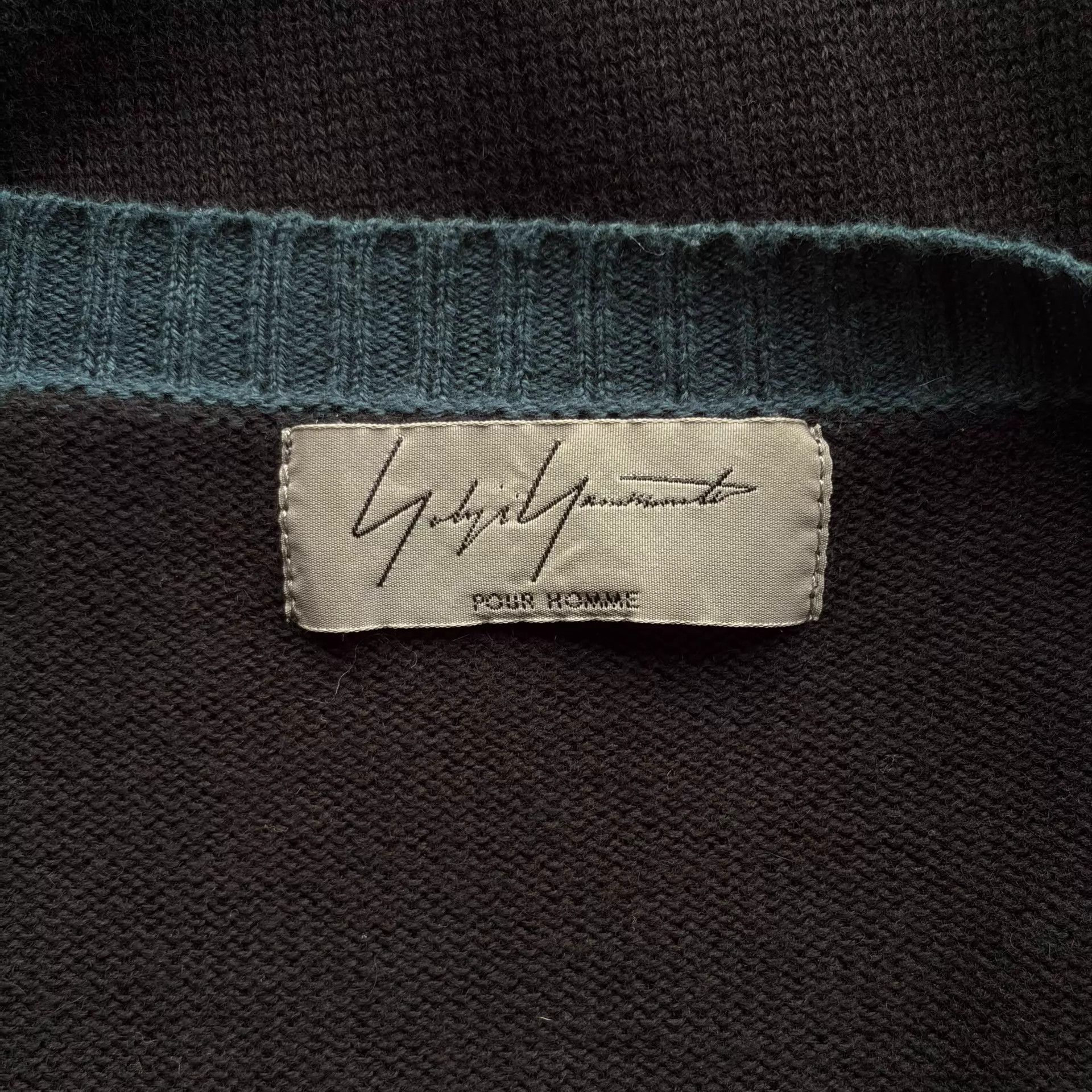 Yohji Yamamoto Yohji Yamamoto SS11 Mens Color Block Knit Cardigan Size US L / EU 52-54 / 3 - 7 Thumbnail
