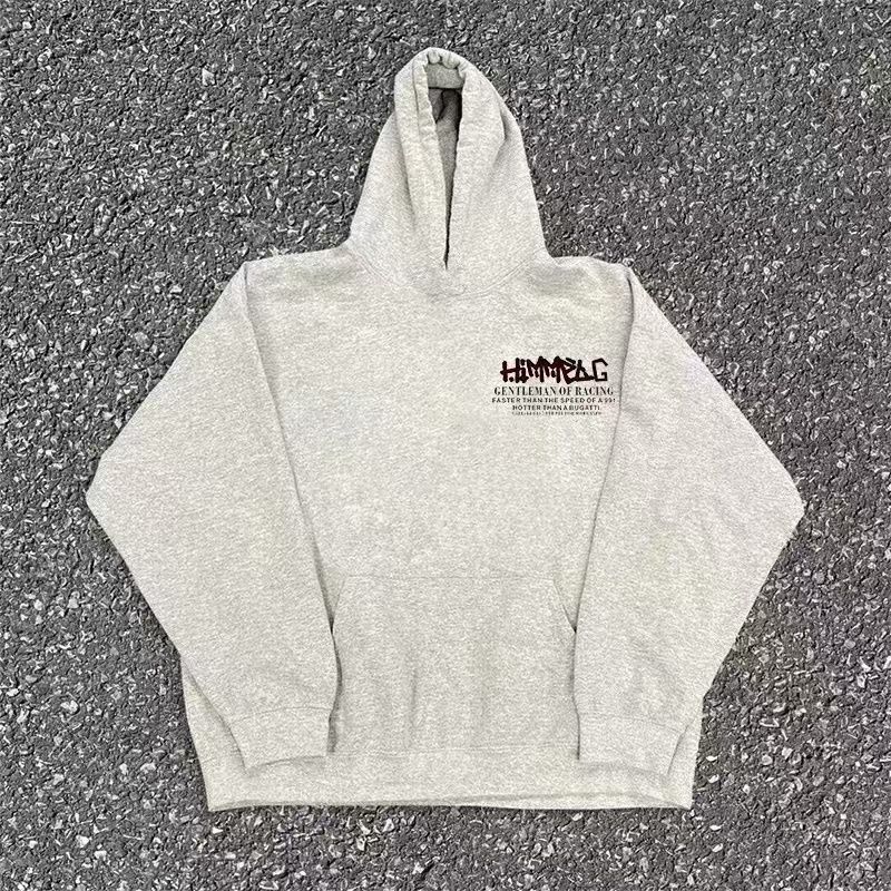 Japanese Brand Grey street retro car print hoodie Size US M / EU 48-50 / 2 - 2 Thumbnail