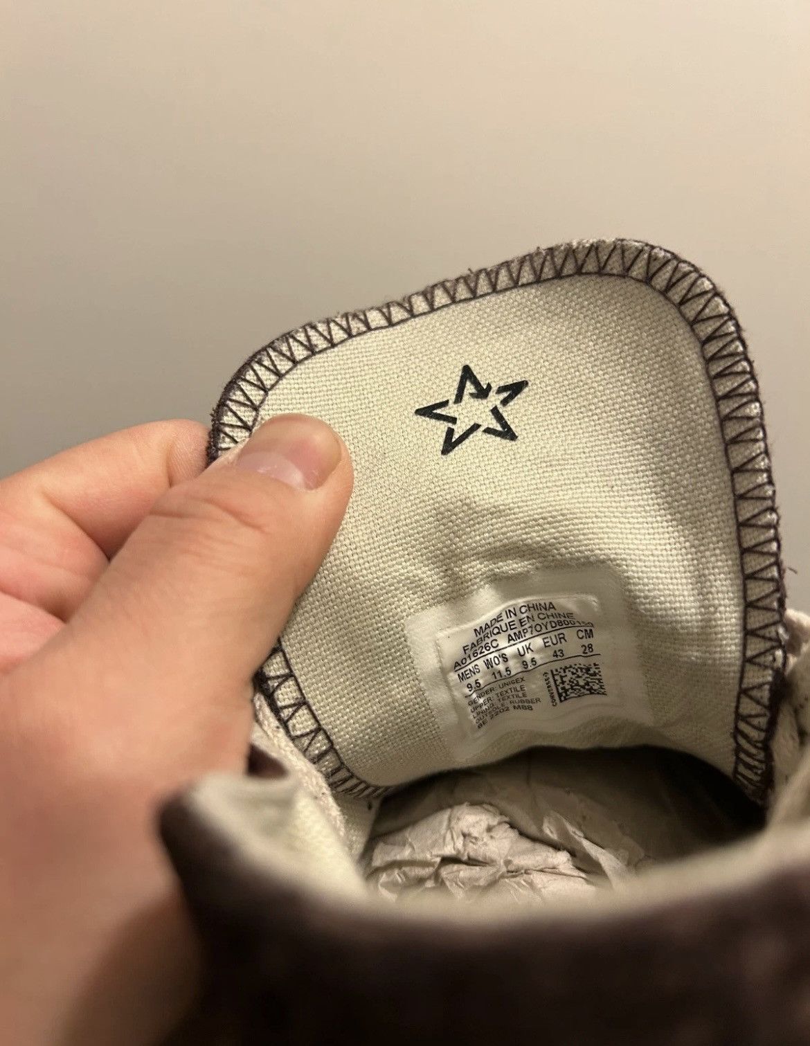 Converse X Notre Chuck Taylor 1970 Hi Size US 9.5 / EU 42-43 - 7 Thumbnail