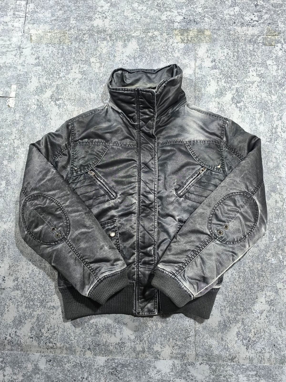 Other vtg metallic grey bomber jacket faded avantgarde Size M / US 6-8 / IT 42-44 - 1 Thumbnail