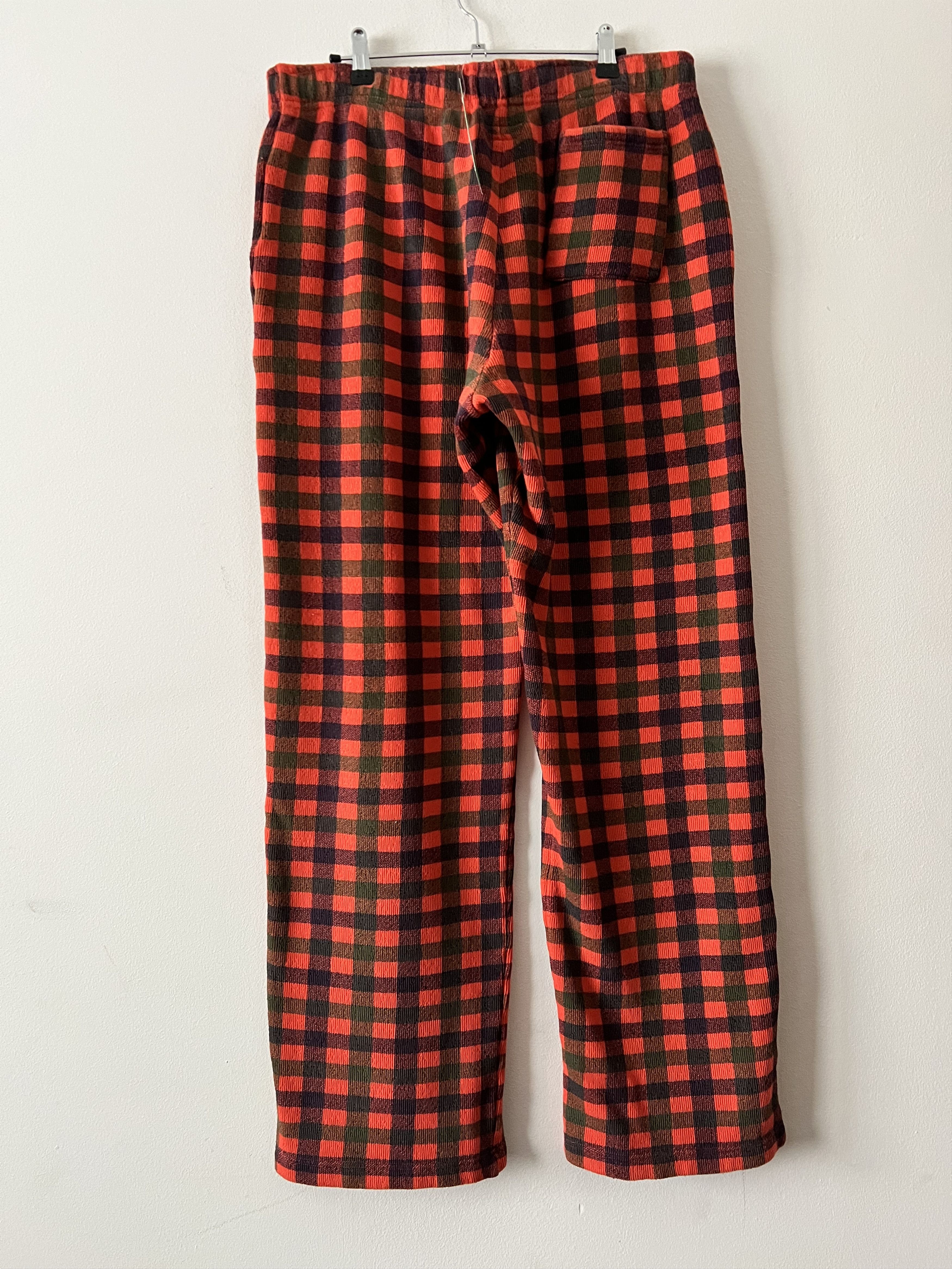 ERL Checked Fleece-Cotton Trousers Size US 32 / EU 48 - 5 Thumbnail