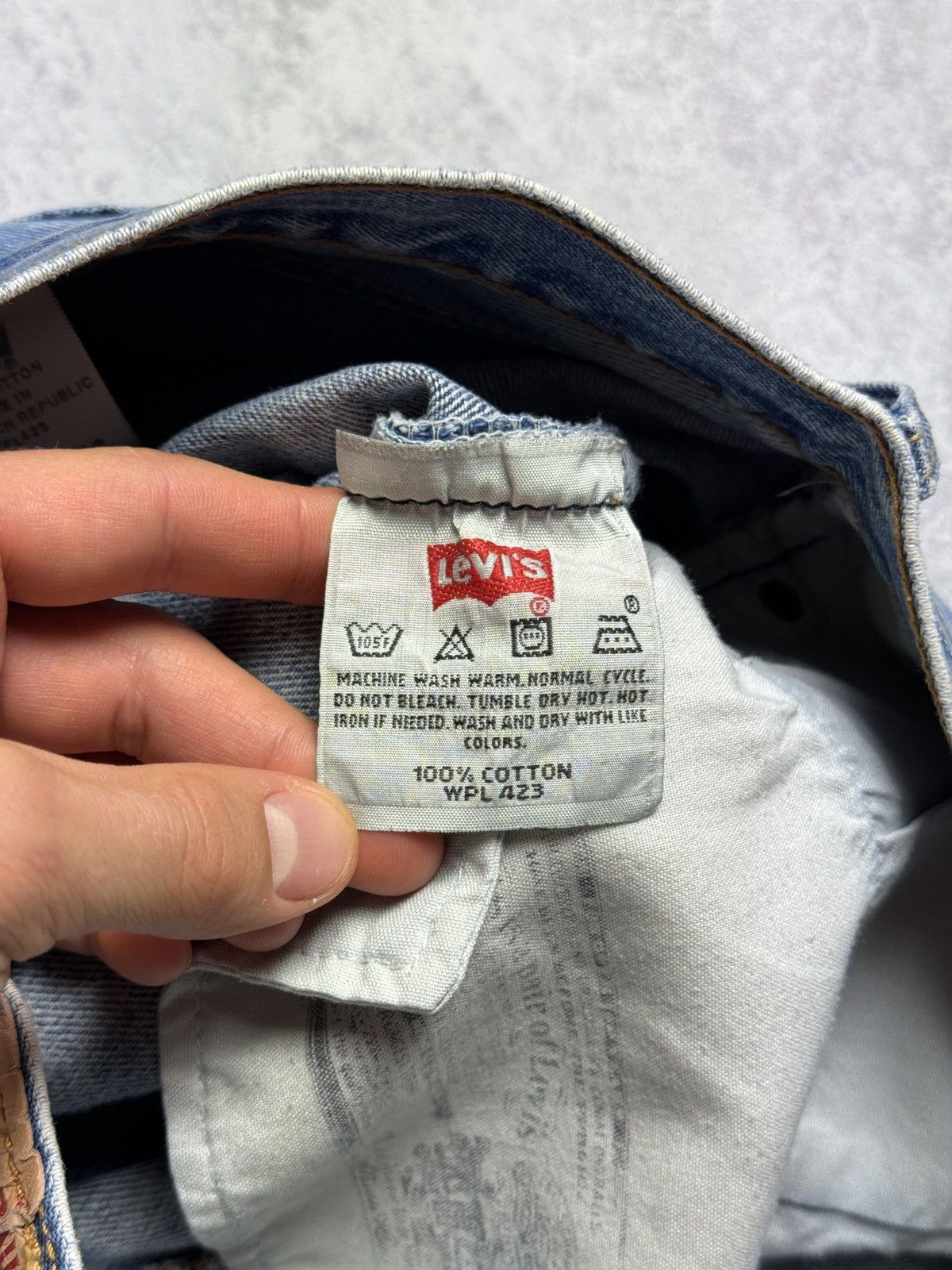 Levi's × Vintage VINTAGE 90s Levi’s 501 Baggy Rare y2k Workwear Japan Jeans Size US 32 / EU 48 - 11 Thumbnail