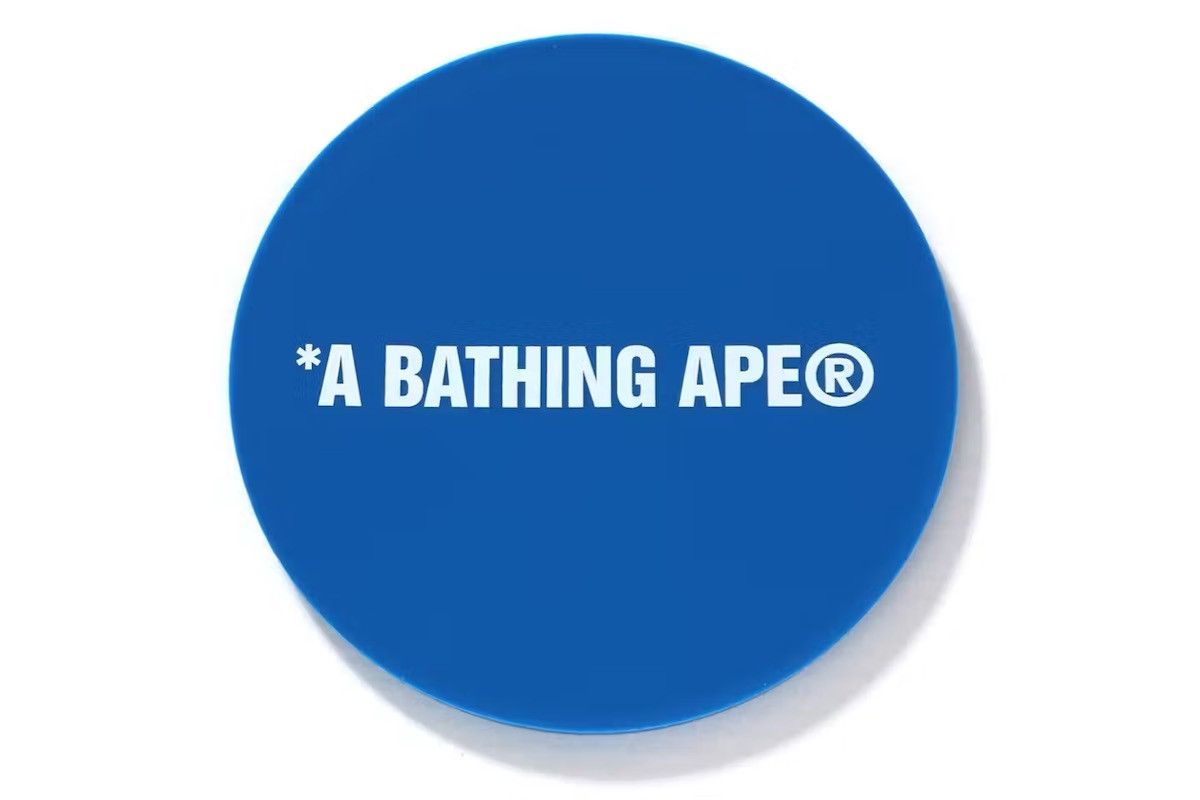 Bape BAPE ABC Camo Rubber Coaster Blue Size ONE SIZE - 3 Thumbnail