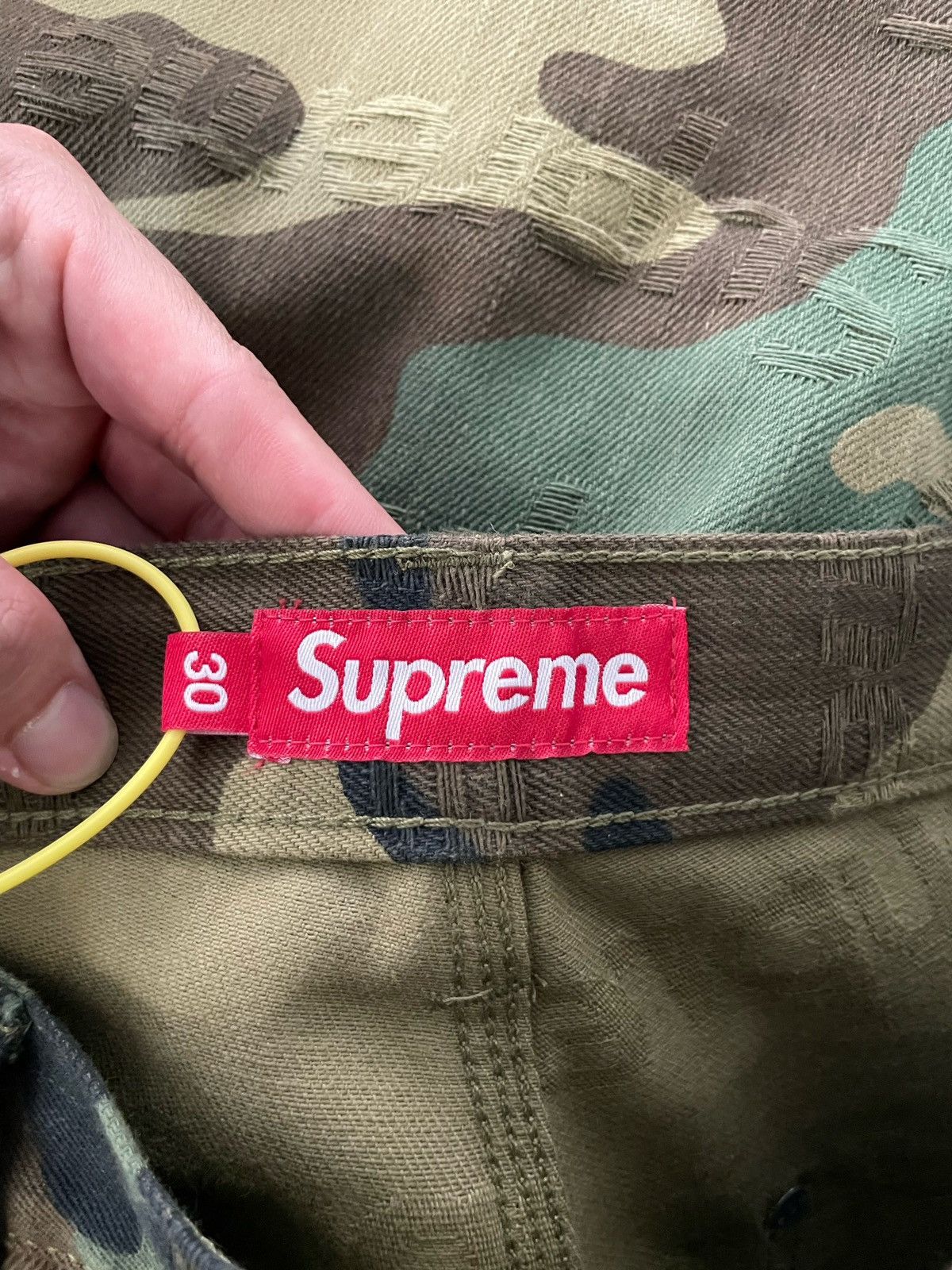 Supreme Supreme Jacquard Logos Double Knee Denim Painter Jeans Size US 30 / EU 46 - 10 Thumbnail