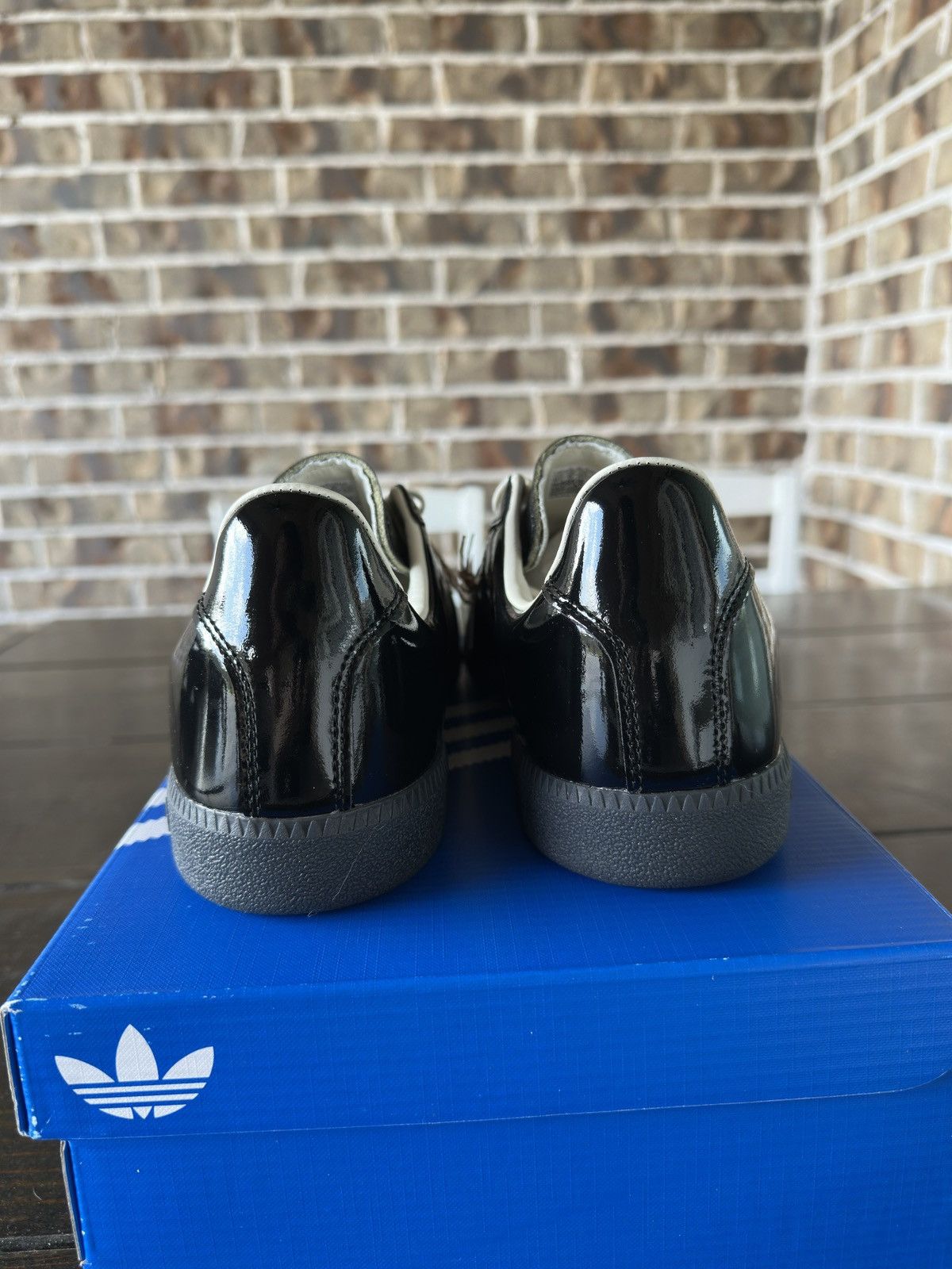 Adidas adidas BW Army Core Black Patent Leather Size US 9 / EU 42 - 4 Thumbnail