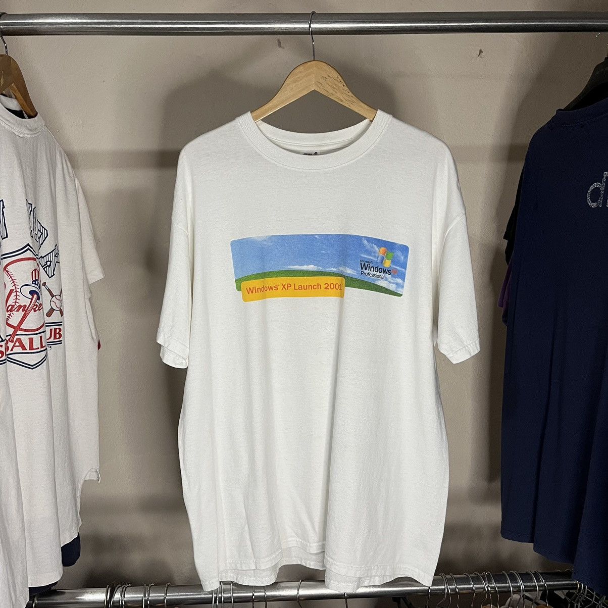 Vintage Vintage Windows XP Promo tee 2001’ Size US XL / EU 56 / 4 - 1 Thumbnail