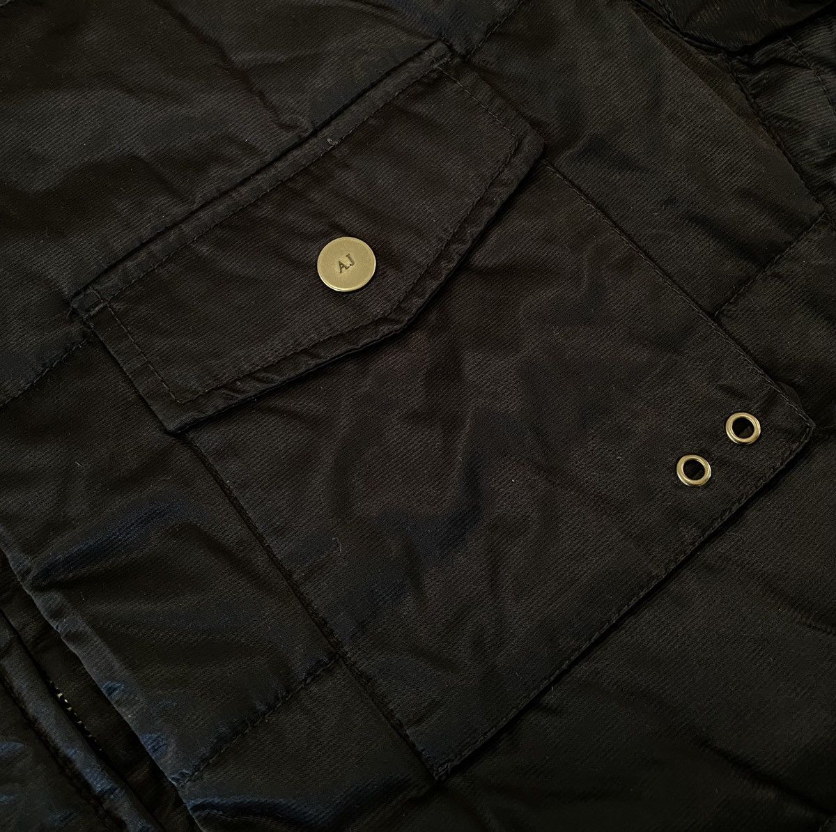 Armani Armani Nylon Winter Bomber x Vintage x Rare Size US L / EU 52-54 / 3 - 3 Thumbnail