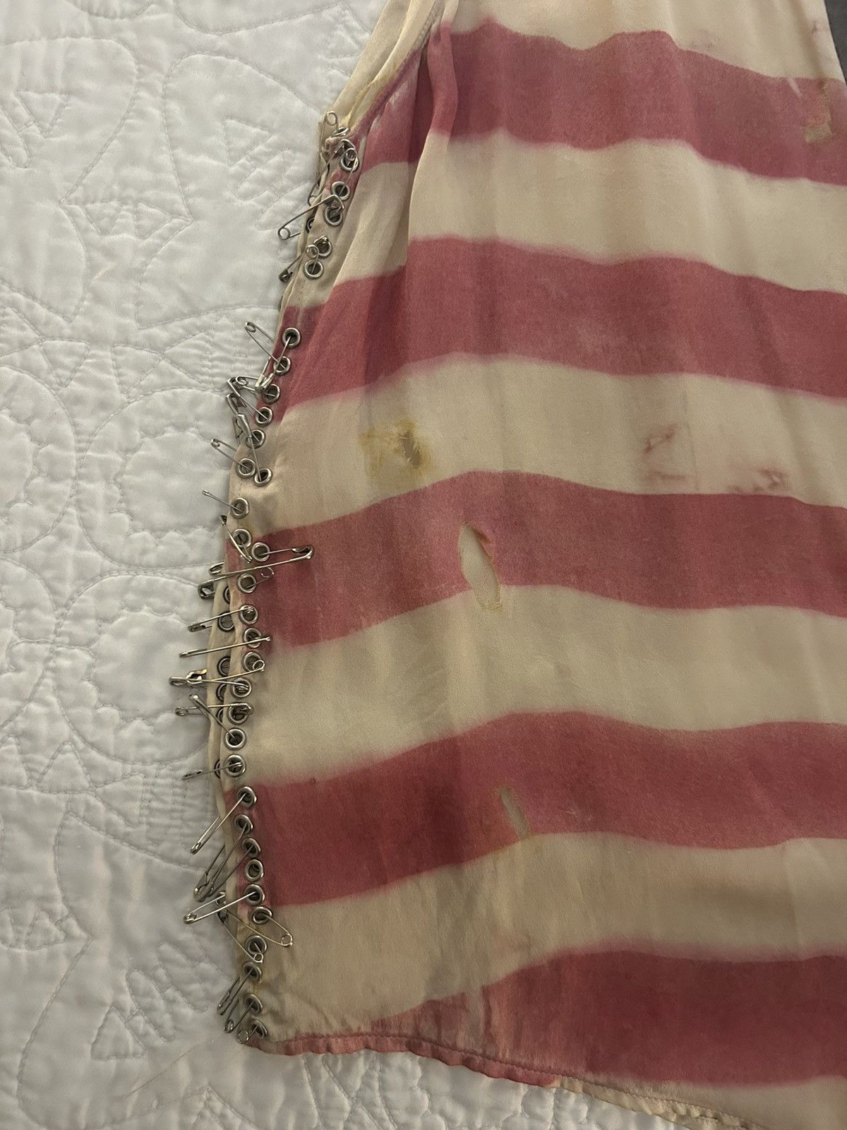 Balmain Balmain SS11 Christophe Decarnin American Flag Shirt Size S / US 4 / IT 40 - 5 Thumbnail