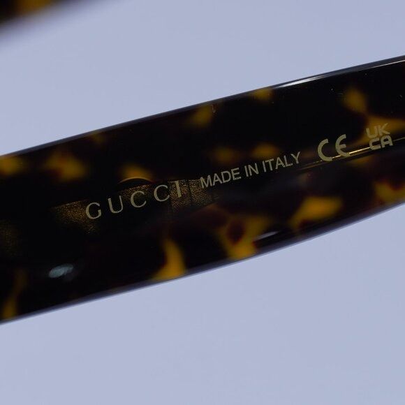 Gucci Gucci GG1789S 002 Sunglasses Dark Havana Square Frame Size ONE SIZE - 8 Thumbnail